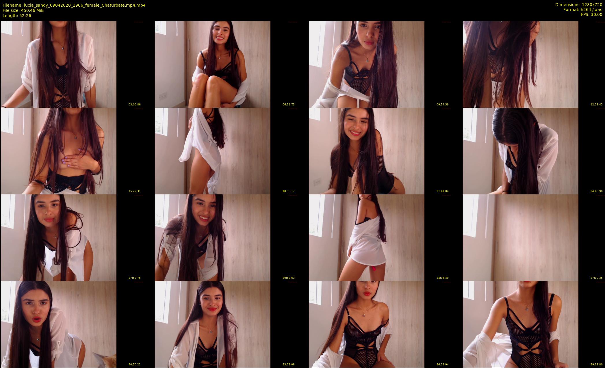 lucia_sandy — 53 minute Chaturbate female cam show recording, 720p, Apr 9, 2020