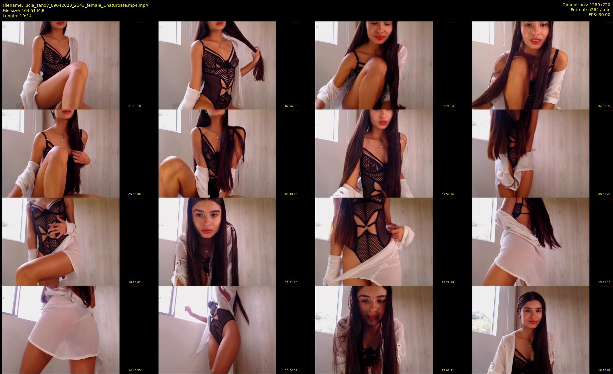 lucia_sandy — 20 minute Chaturbate female cam show recording, 720p, Apr 9, 2020