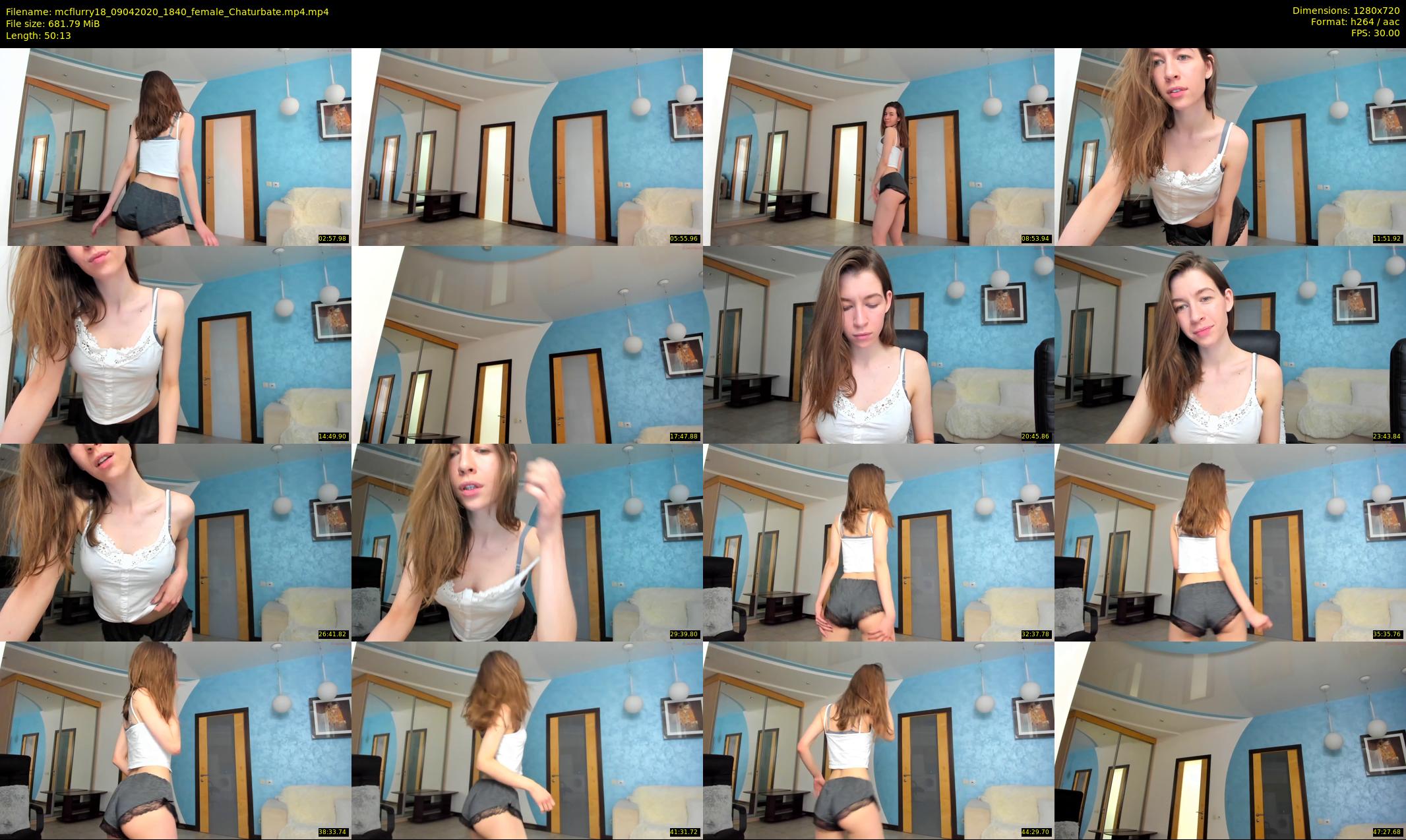mcflurry18 — 51 minute Chaturbate female cam show recording, 720p, Apr 9, 2020