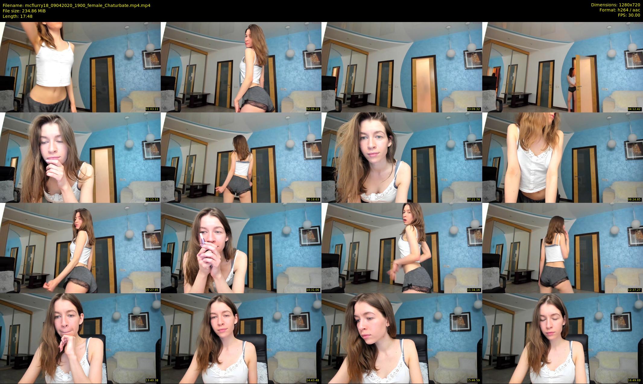 mcflurry18 — 18 minute Chaturbate female cam show recording, 720p, Apr 9, 2020
