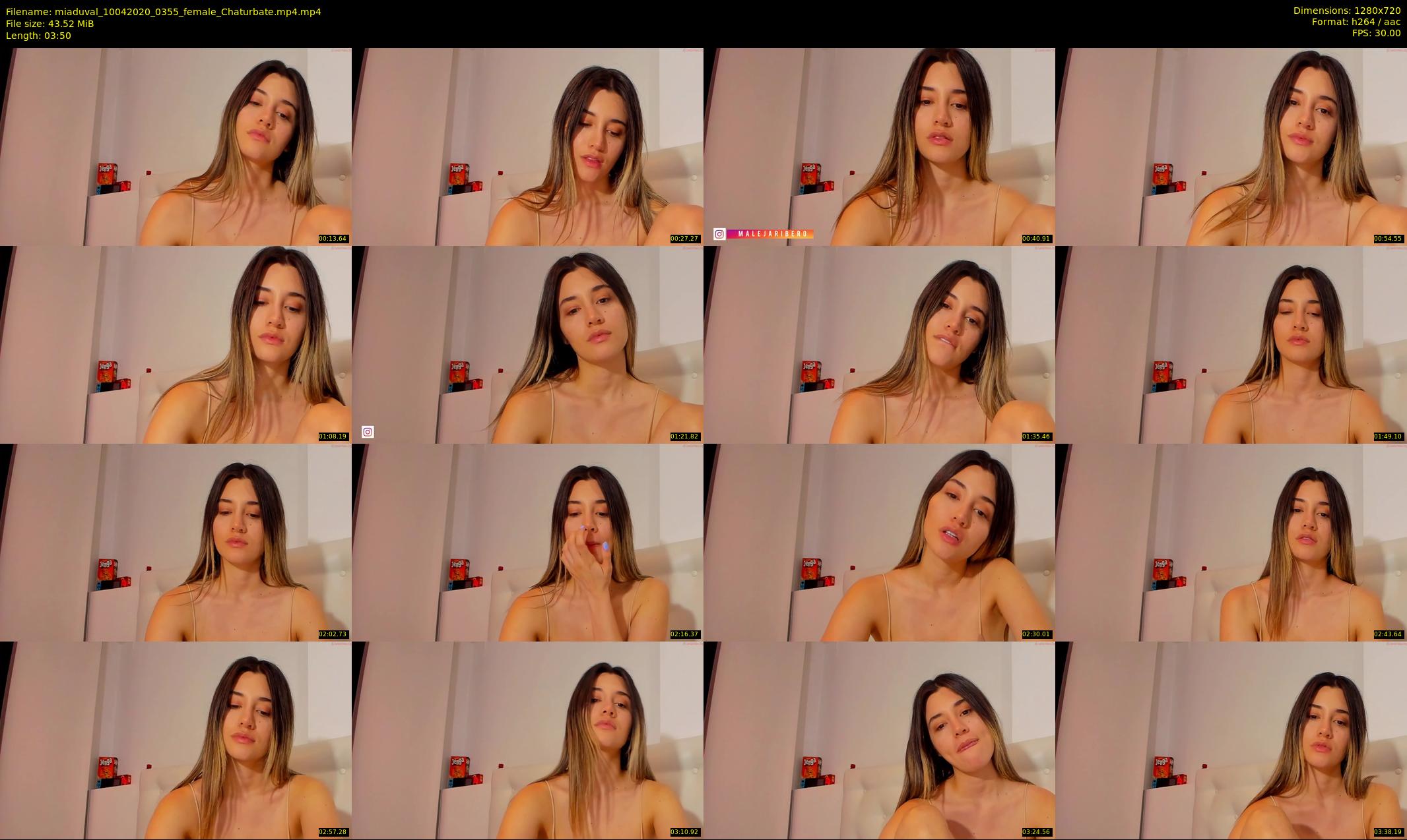 miaduval — 4 minute Chaturbate female cam show recording, 720p, Apr 10, 2020