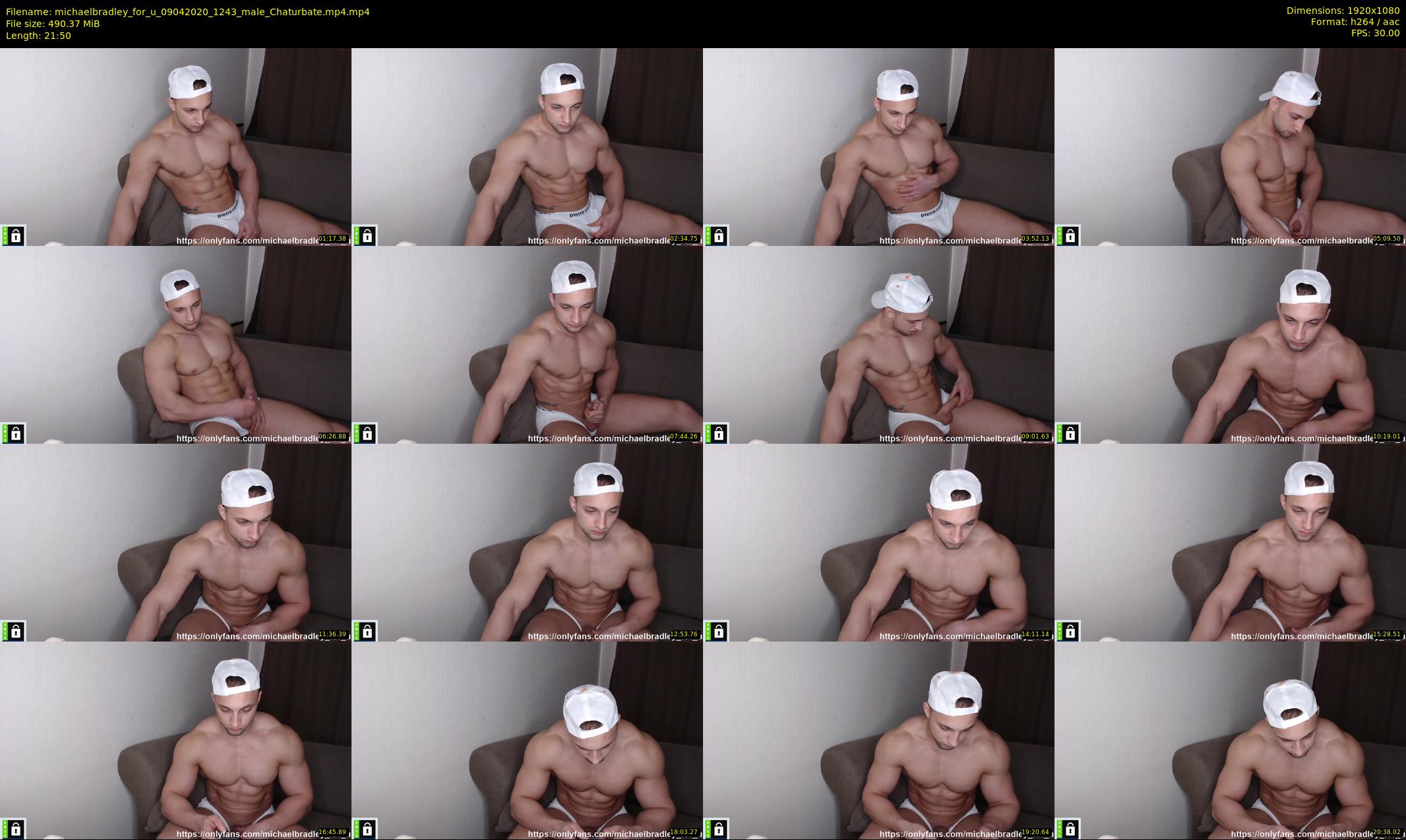 michaelbradley_for_u — 22 minute Chaturbate male cam show recording, 1080p, Apr 9, 2020