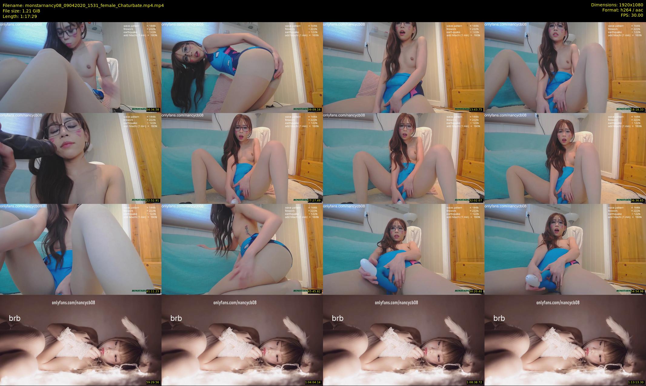 monstarnancy08 — 78 minute Chaturbate female cam show recording, 1080p, Apr 9, 2020