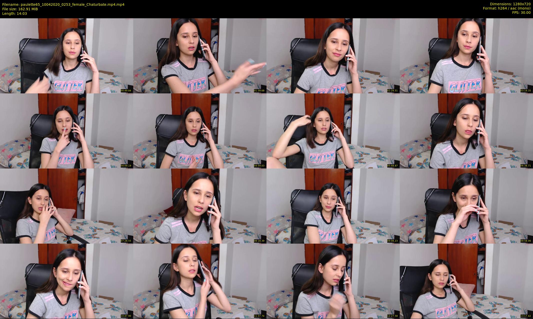 paulette65 — 15 minute Chaturbate female cam show recording, 720p, Apr 10, 2020