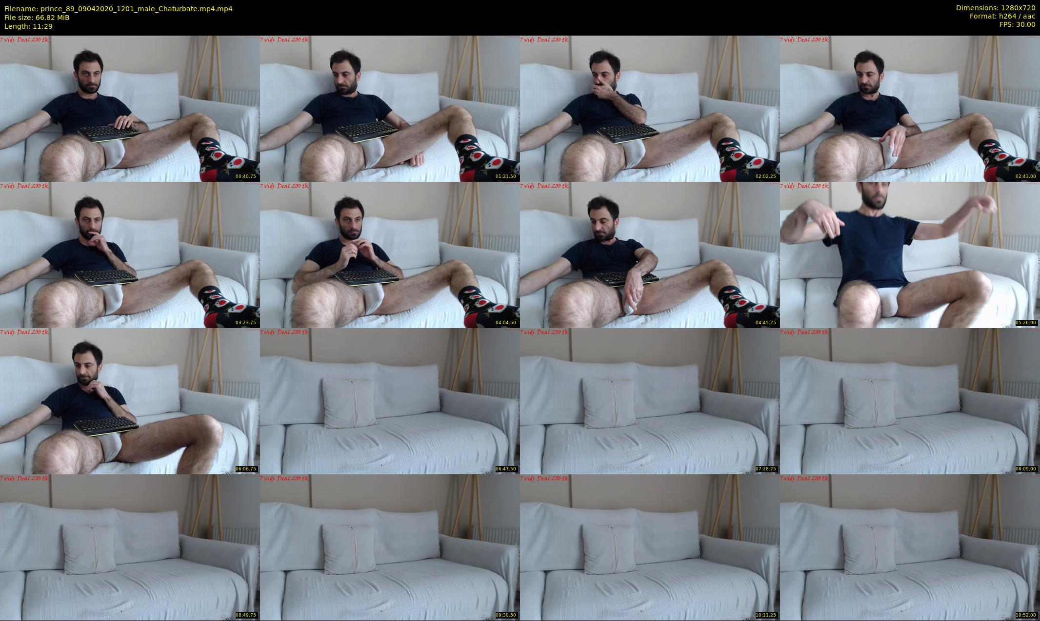 prince_89 — 12 minute Chaturbate male cam show recording, 720p, Apr 9, 2020