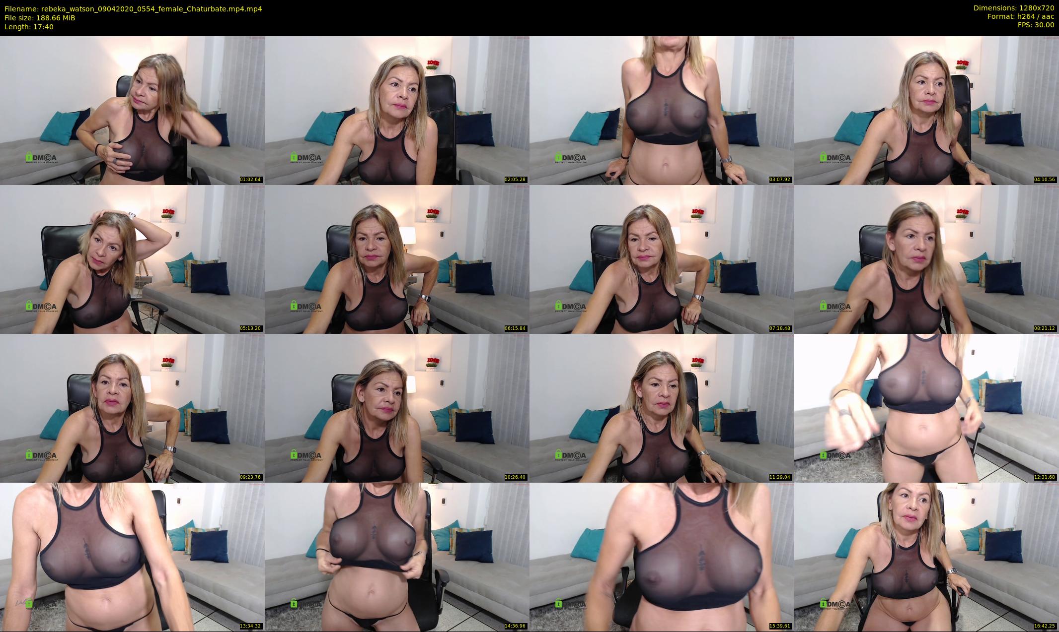 rebeka_watson — 18 minute Chaturbate female cam show recording, 720p, Apr 9, 2020