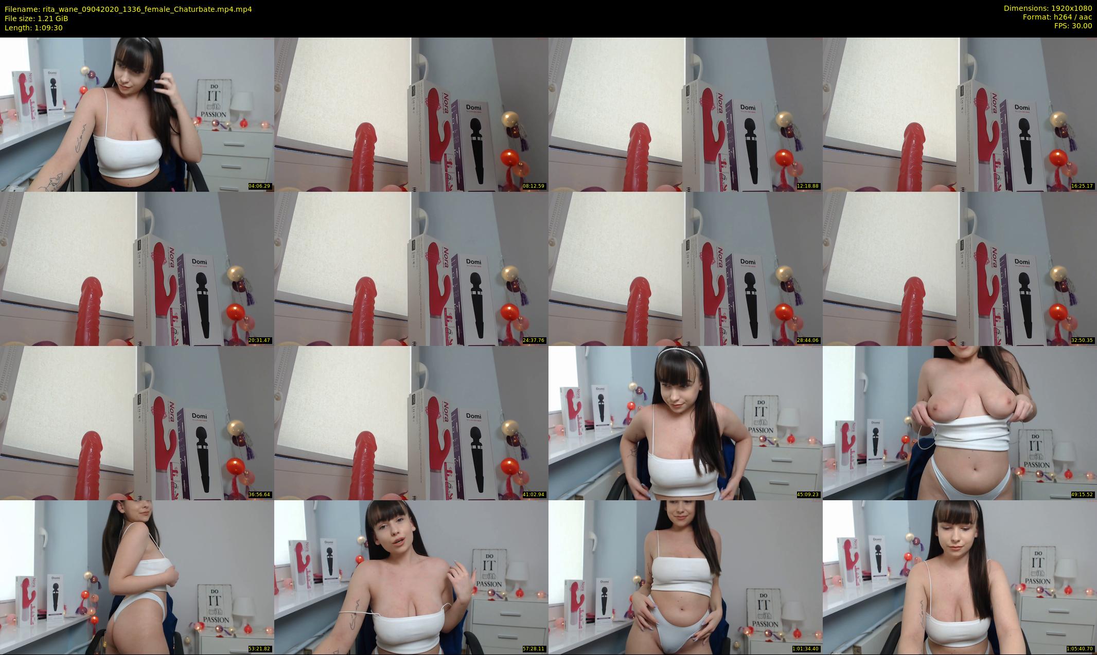 rita_wane — 70 minute Chaturbate female cam show recording, 1080p, Apr 9, 2020