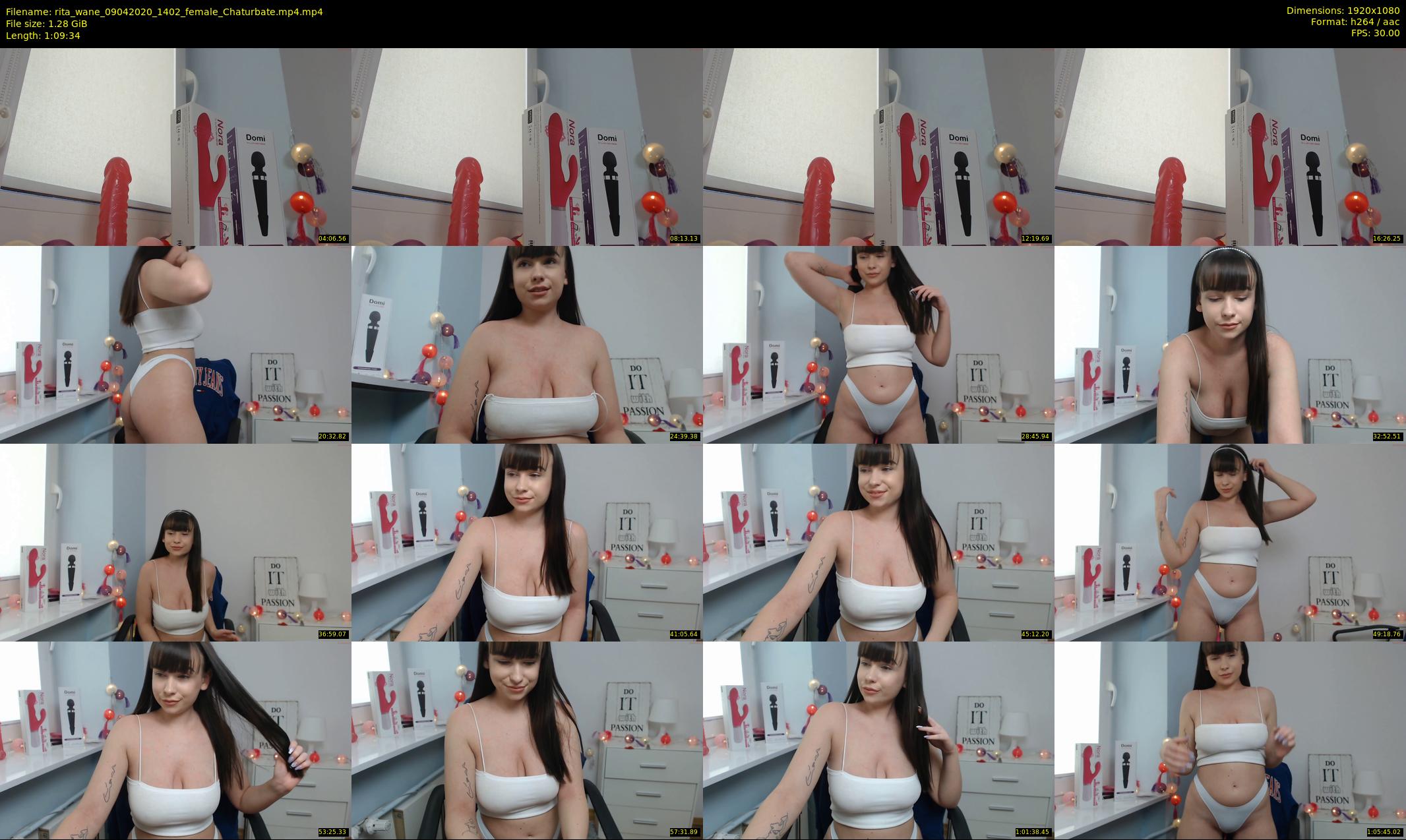 rita_wane — 70 minute Chaturbate female cam show recording, 1080p, Apr 9, 2020