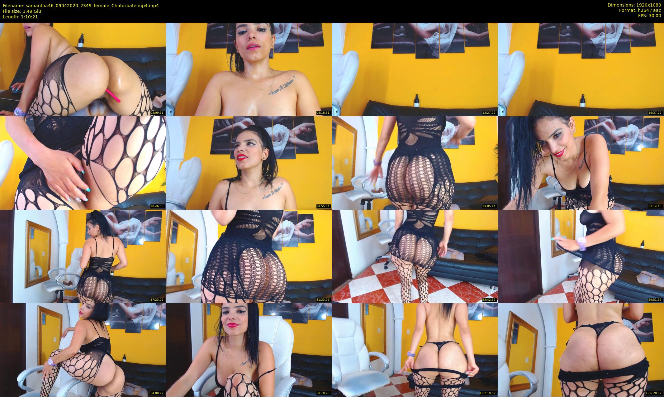 samantha46 — 71 minute Chaturbate female cam show recording, 1080p, Apr 9, 2020