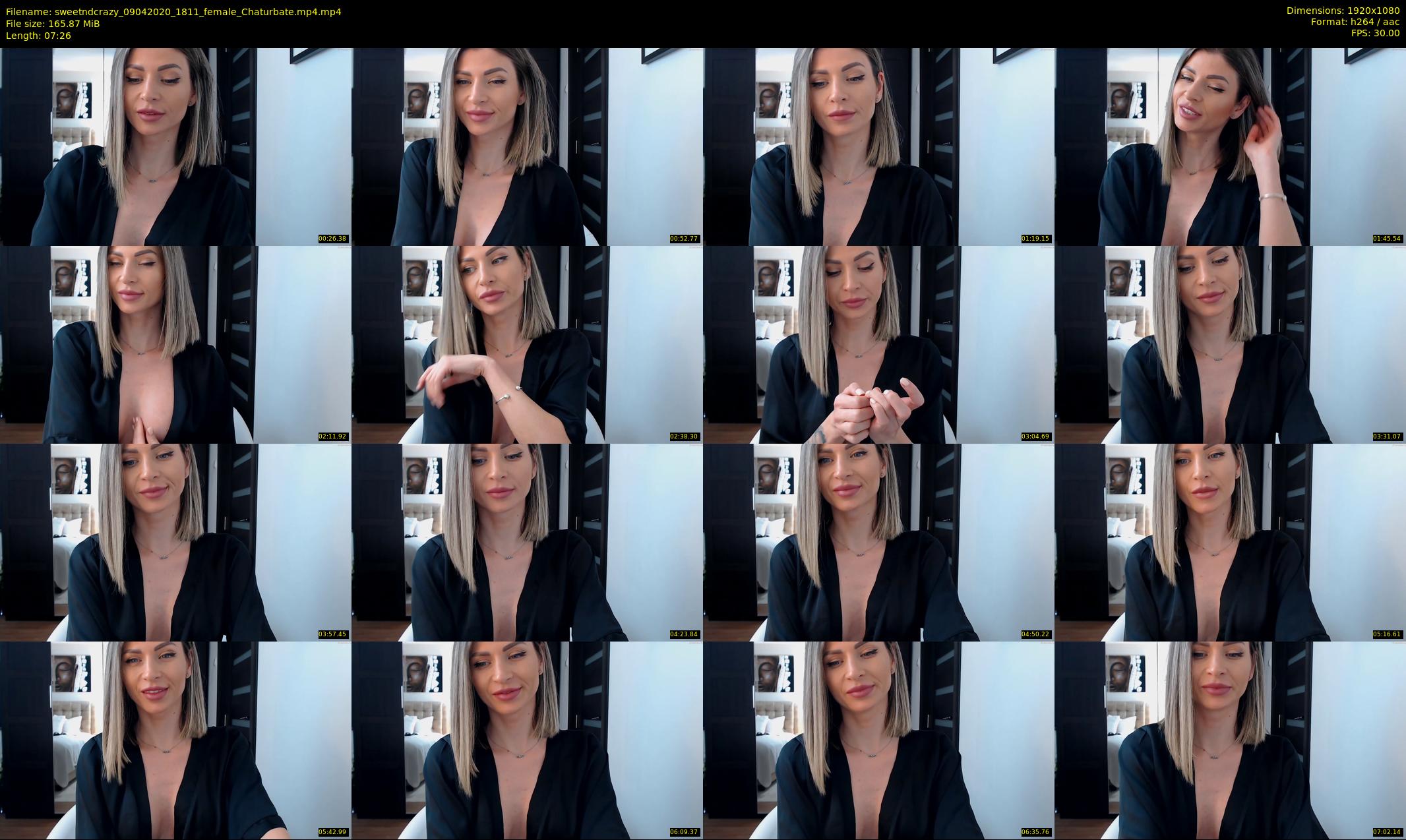 sweetndcrazy — 8 minute Chaturbate female cam show recording, 1080p, Apr 9, 2020