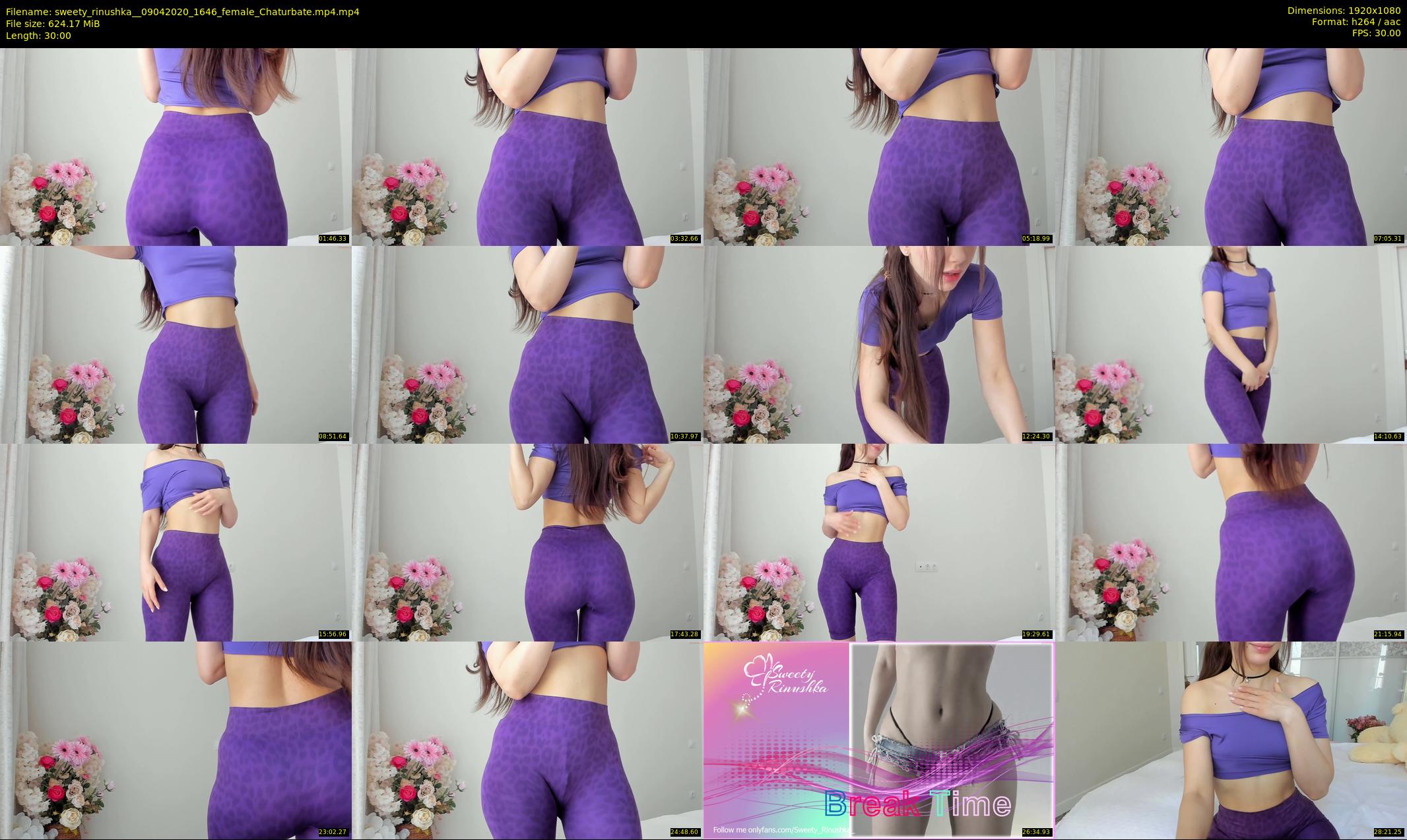 sweety_rinushka_ — 30 minute Chaturbate female cam show recording, 1080p, Apr 9, 2020