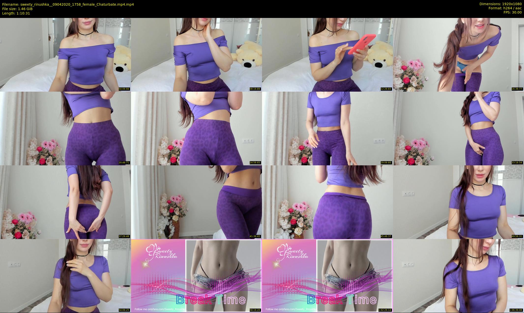 sweety_rinushka_ — 71 minute Chaturbate female cam show recording, 1080p, Apr 9, 2020
