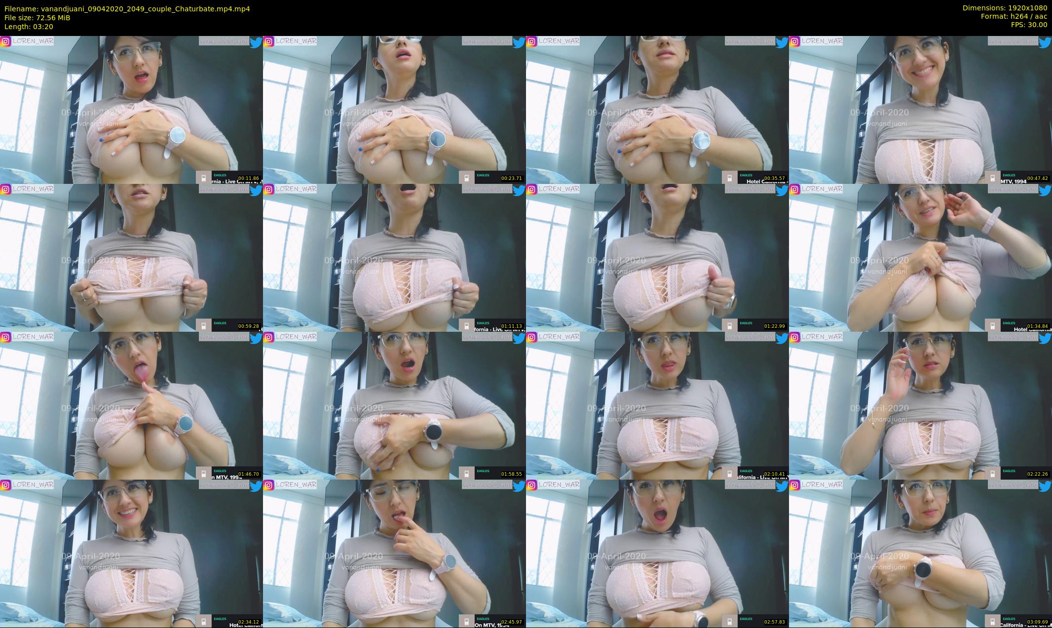 vanandjuani — 4 minute Chaturbate female cam show recording, 1080p, Apr 9, 2020