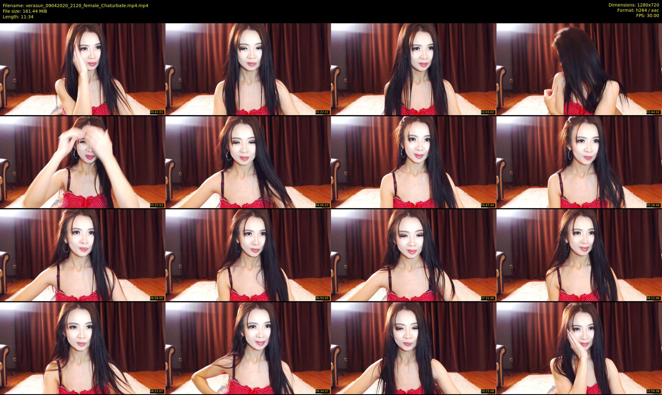 verasun — 12 minute Chaturbate female cam show recording, 720p, Apr 9, 2020