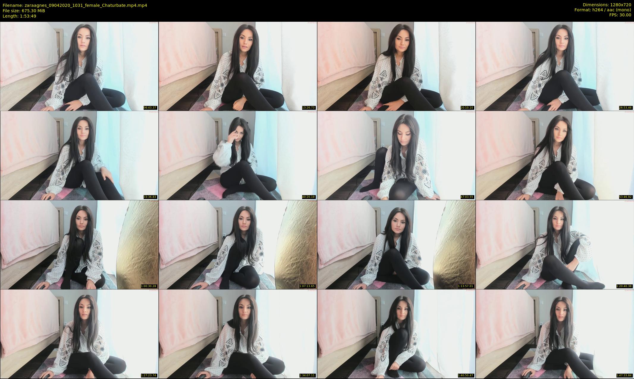zaraagnes — 114 minute Chaturbate female cam show recording, 720p, Apr 9, 2020