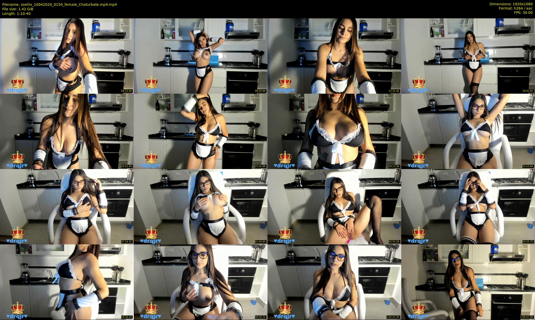 zoeliiv — 71 minute Chaturbate female cam show recording, 1080p, Apr 10, 2020