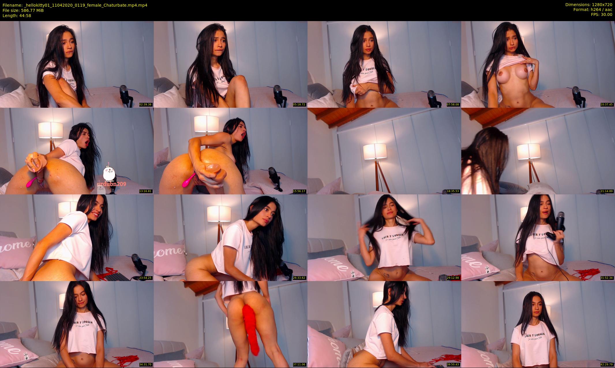 _hellokitty01 — 45 minute Chaturbate female cam show recording, 720p, Apr 11, 2020