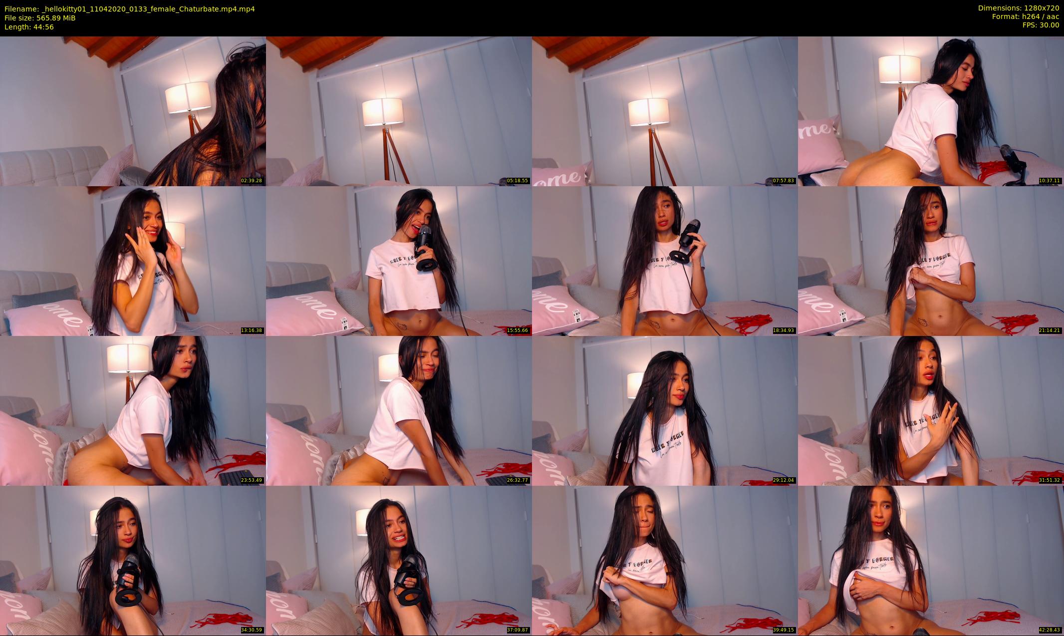 _hellokitty01 — 45 minute Chaturbate female cam show recording, 720p, Apr 11, 2020