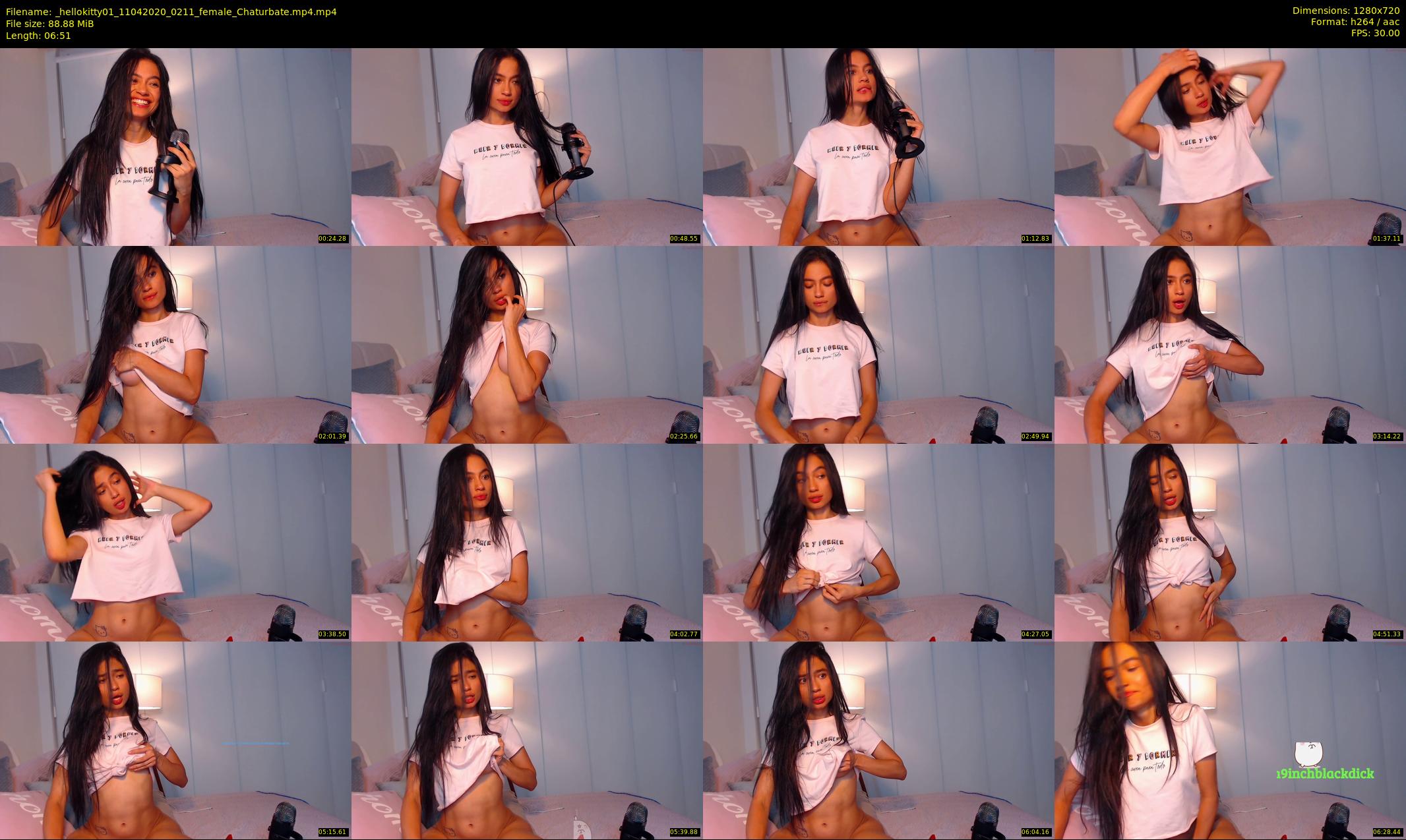 _hellokitty01 — 7 minute Chaturbate female cam show recording, 720p, Apr 11, 2020