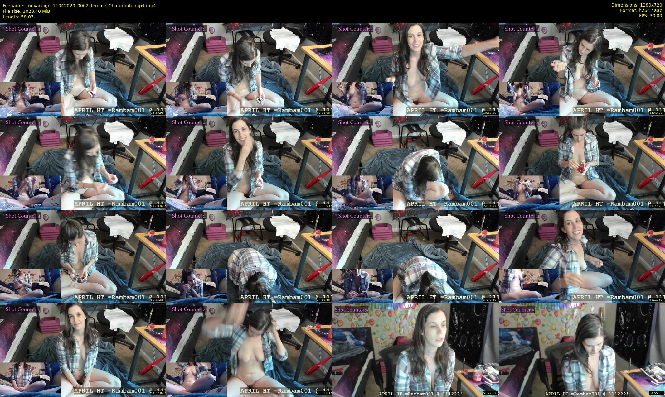 _novareign — 59 minute Chaturbate female cam show recording, 720p, Apr 11, 2020