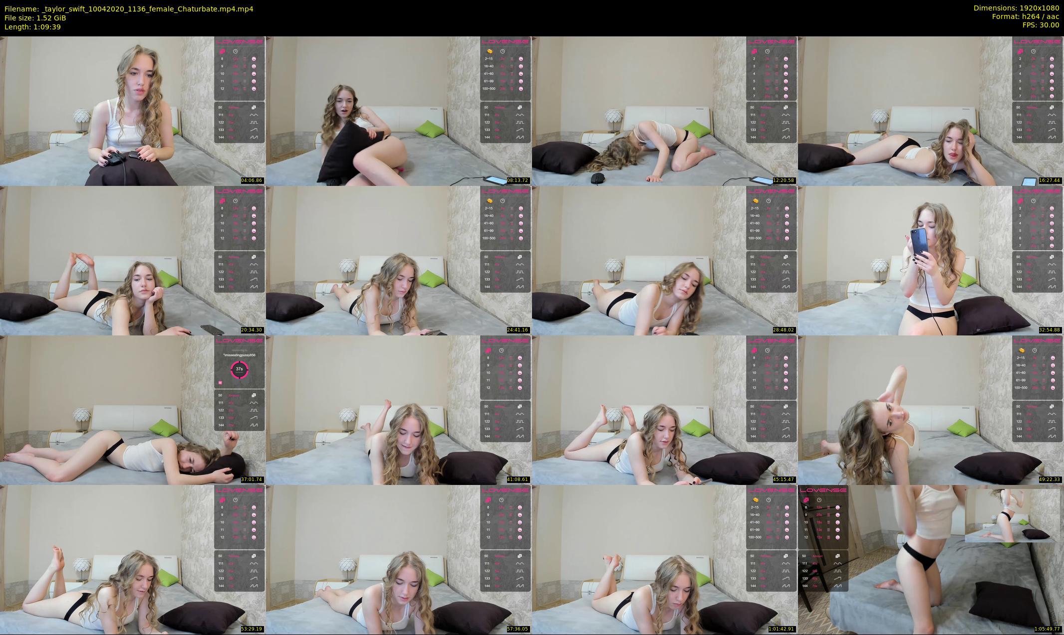 _taylor_swift — 70 minute Chaturbate female cam show recording, 1080p, Apr 10, 2020
