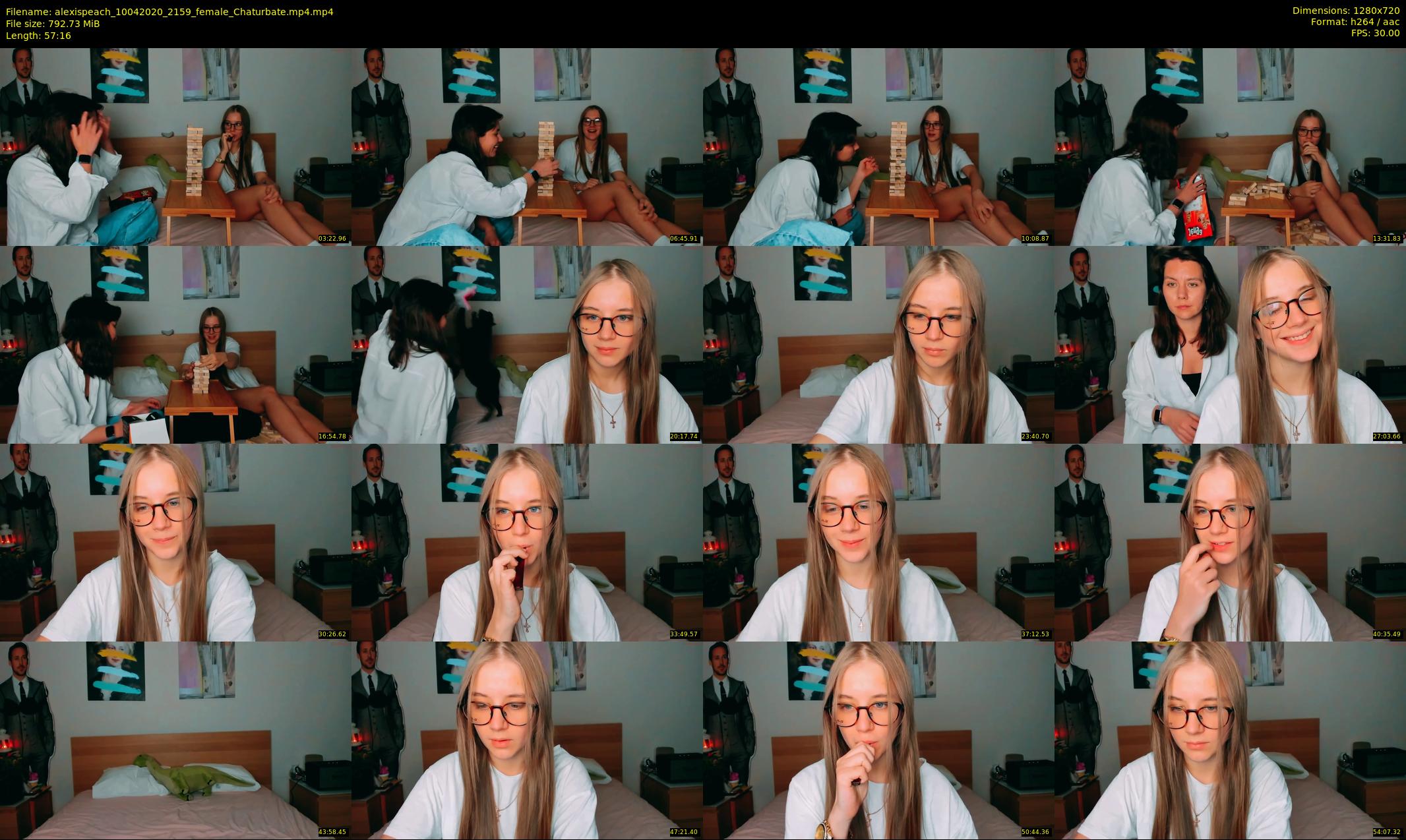 alexispeach — 58 minute Chaturbate female cam show recording, 720p, Apr 10, 2020