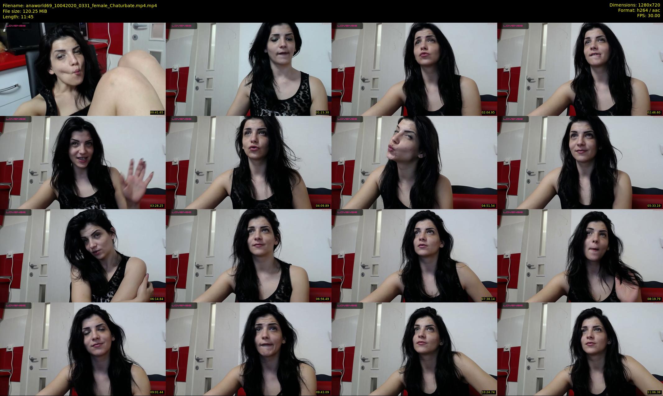 anaworld69 — 12 minute Chaturbate female cam show recording, 720p, Apr 10, 2020