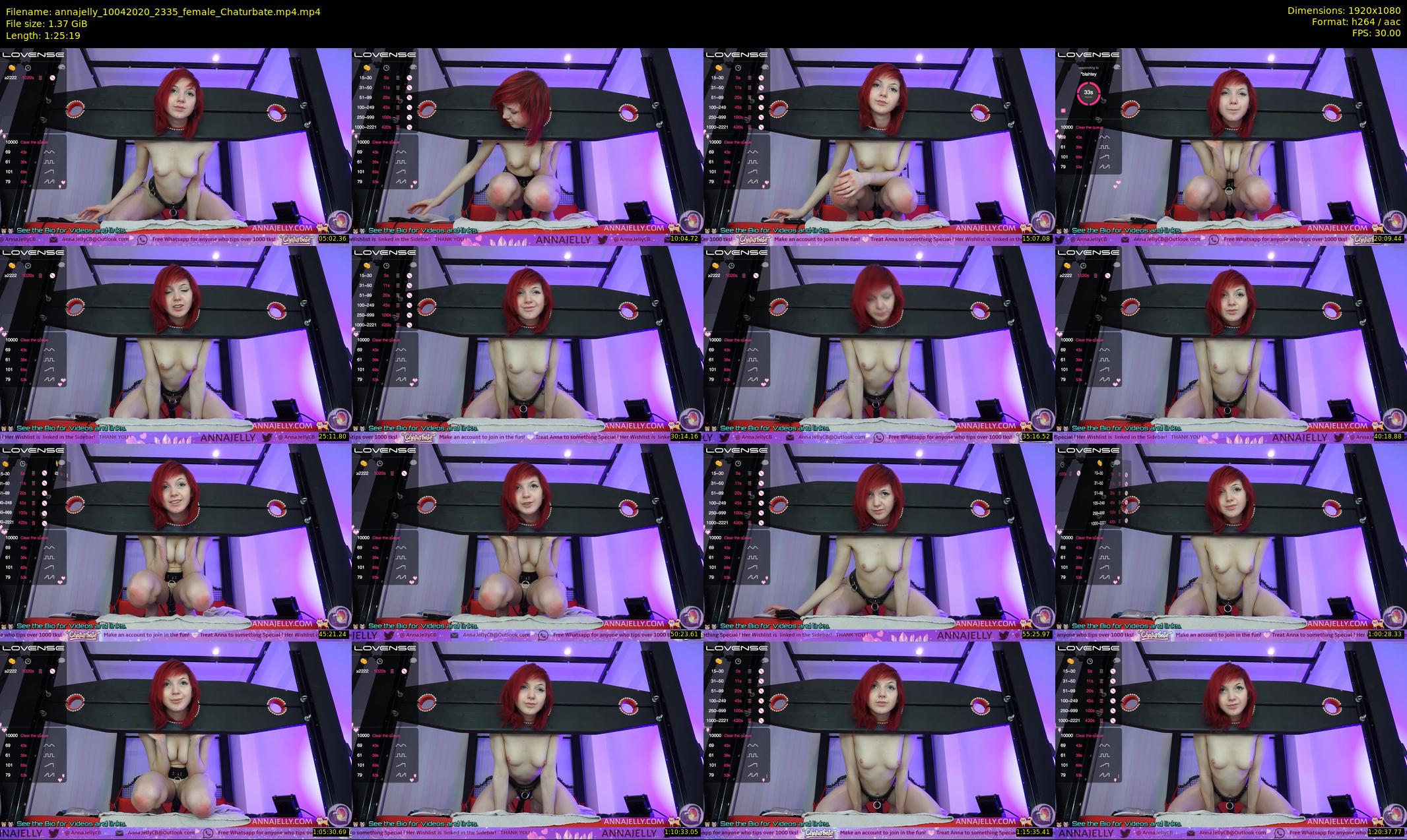 annajelly — 86 minute Chaturbate couple cam show recording, 1080p, Apr 10, 2020