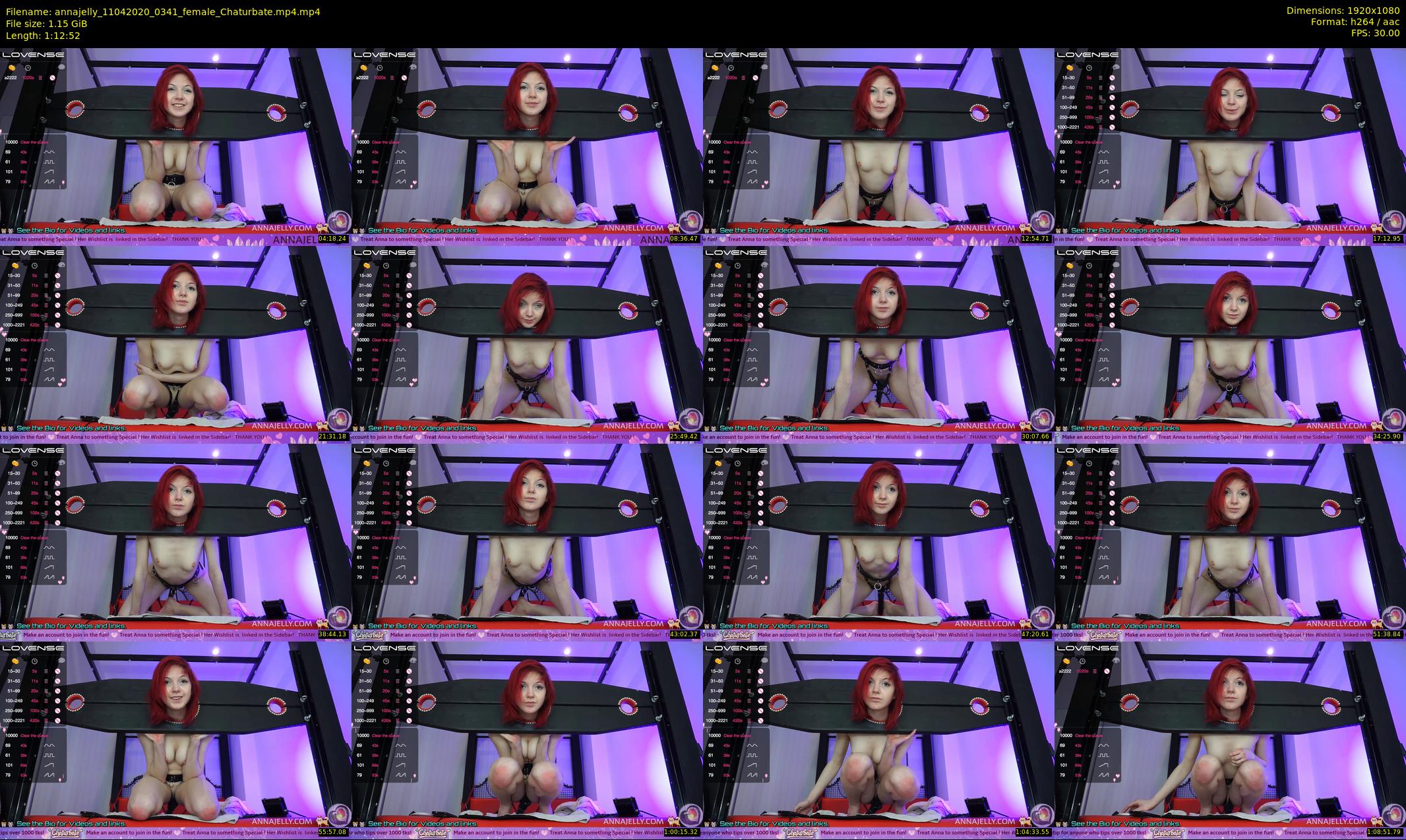 annajelly — 73 minute Chaturbate couple cam show recording, 1080p, Apr 11, 2020