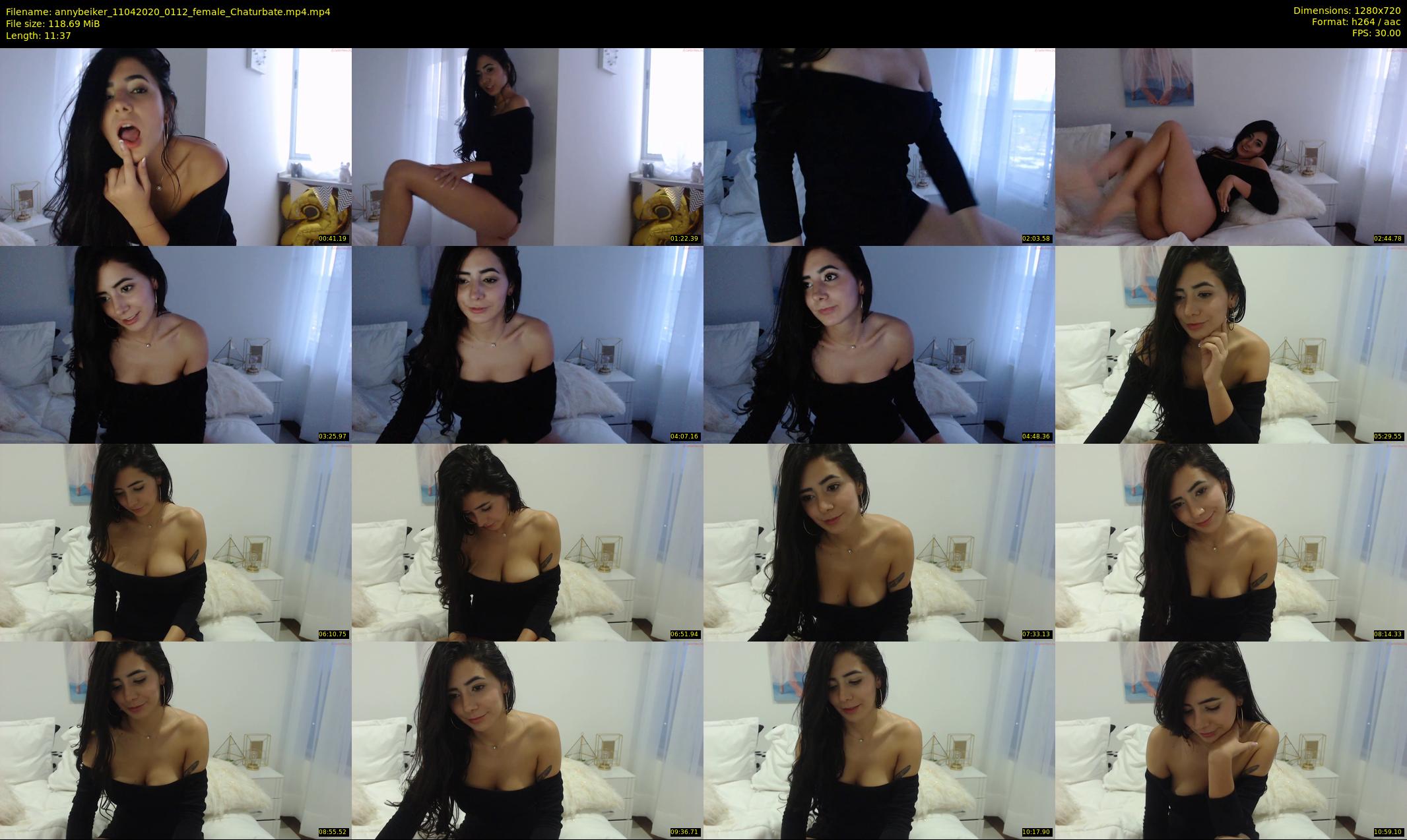 annybeiker — 12 minute Chaturbate female cam show recording, 720p, Apr 11, 2020
