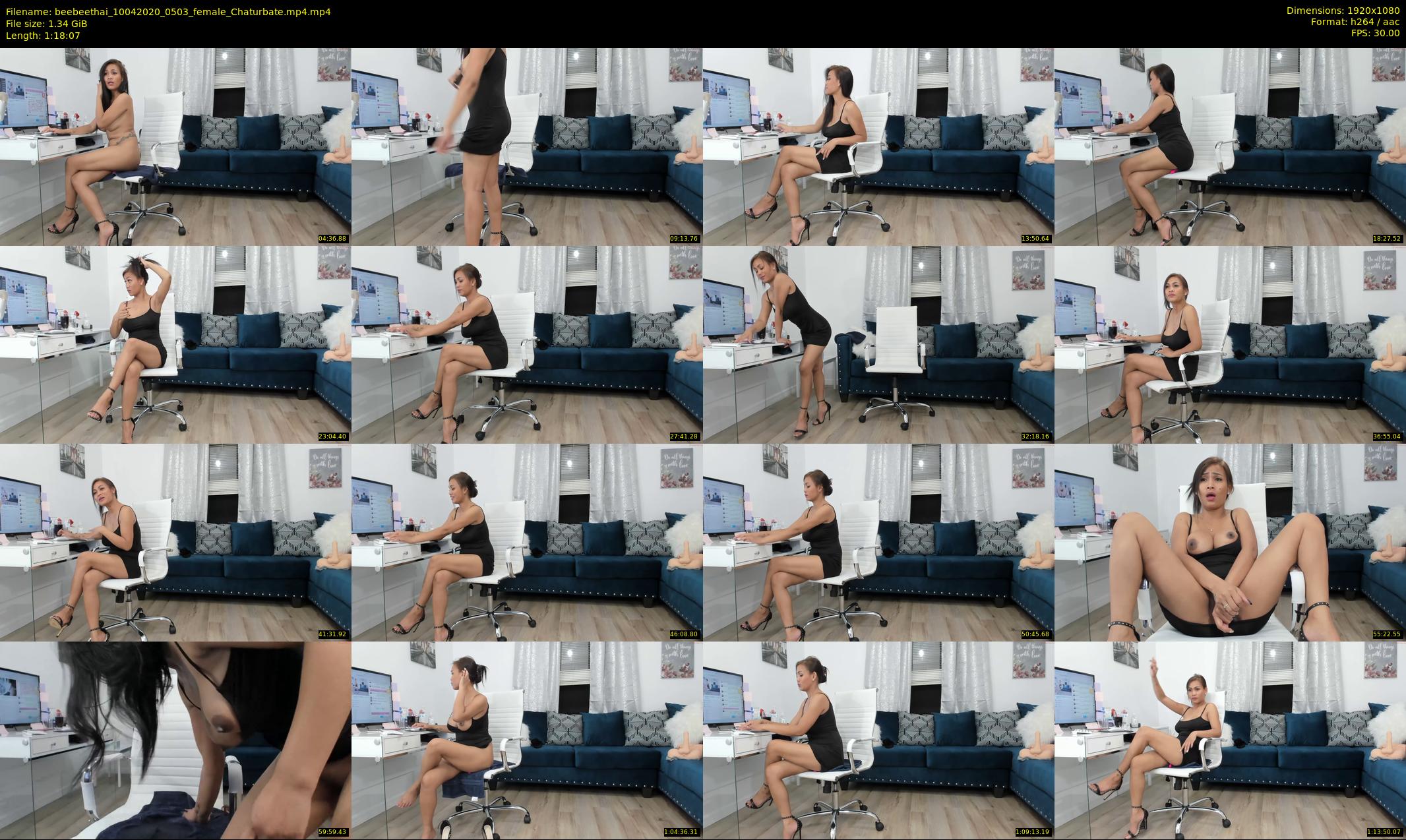 beebeethai — 79 minute Chaturbate female cam show recording, 1080p, Apr 10, 2020