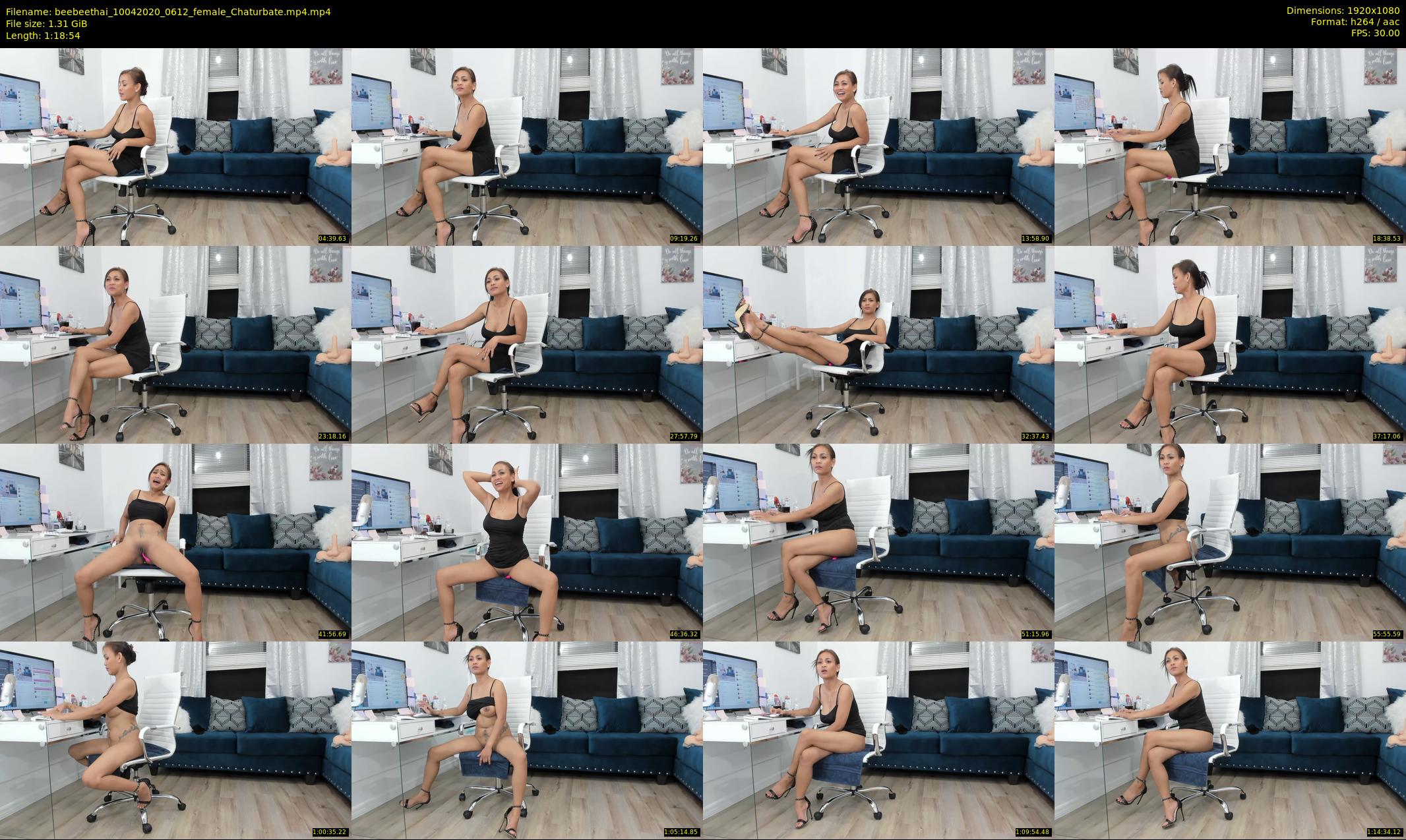 beebeethai — 79 minute Chaturbate female cam show recording, 1080p, Apr 10, 2020