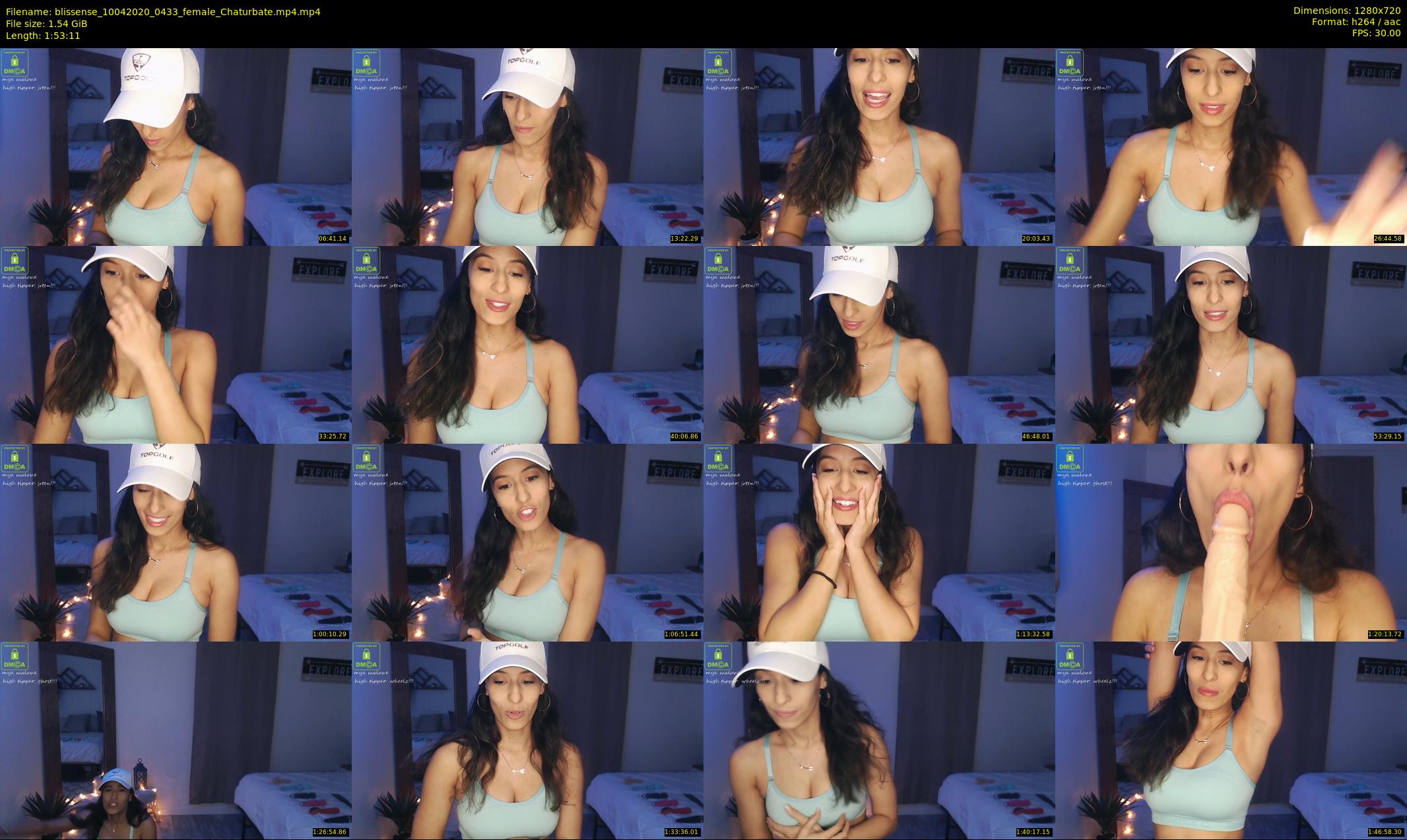 blissense — 114 minute Chaturbate female cam show recording, 720p, Apr 10, 2020