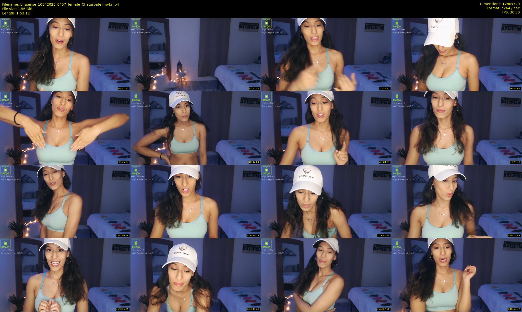 blissense — 114 minute Chaturbate female cam show recording, 720p, Apr 10, 2020