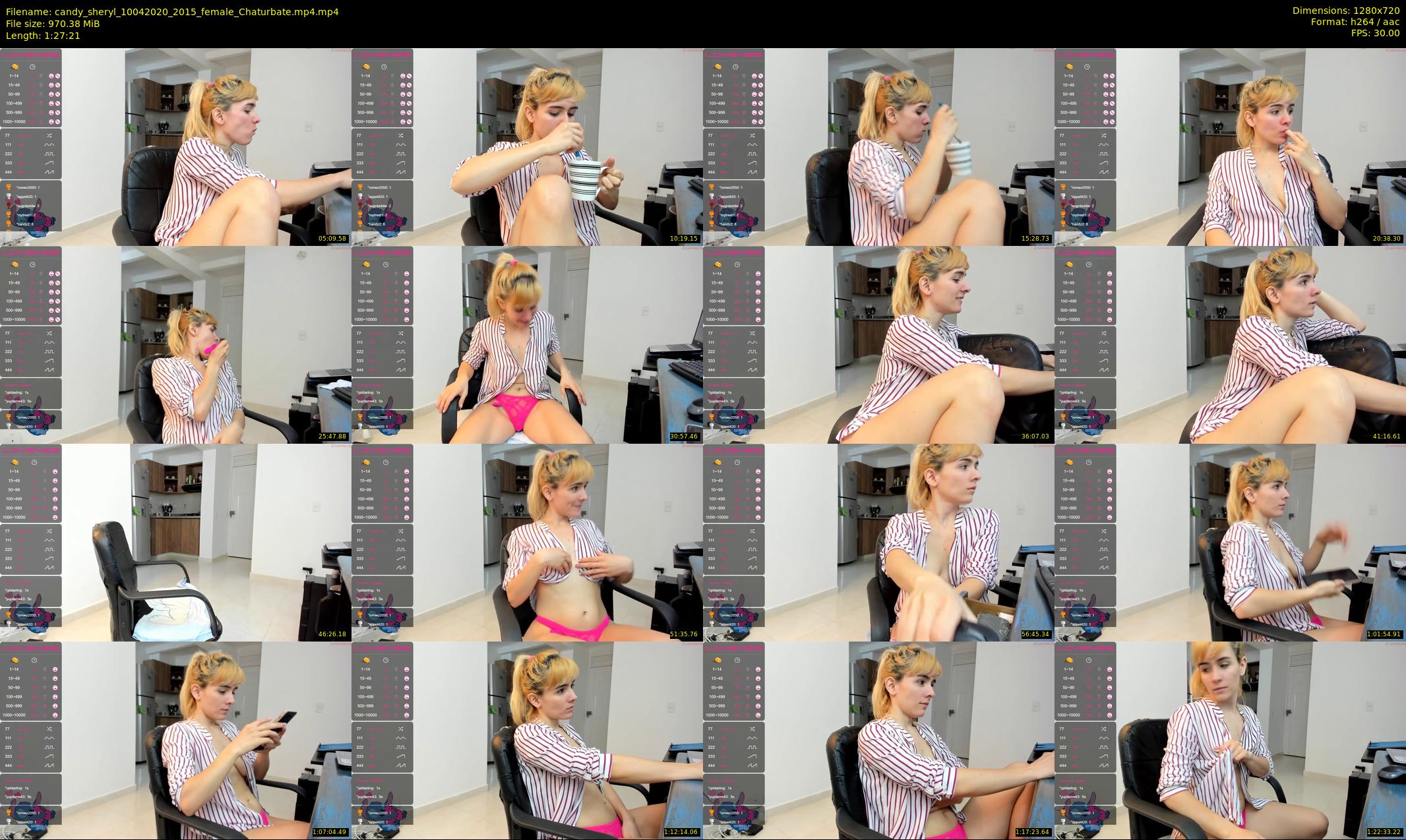 candy_sheryl — 88 minute Chaturbate female cam show recording, 720p, Apr 10, 2020