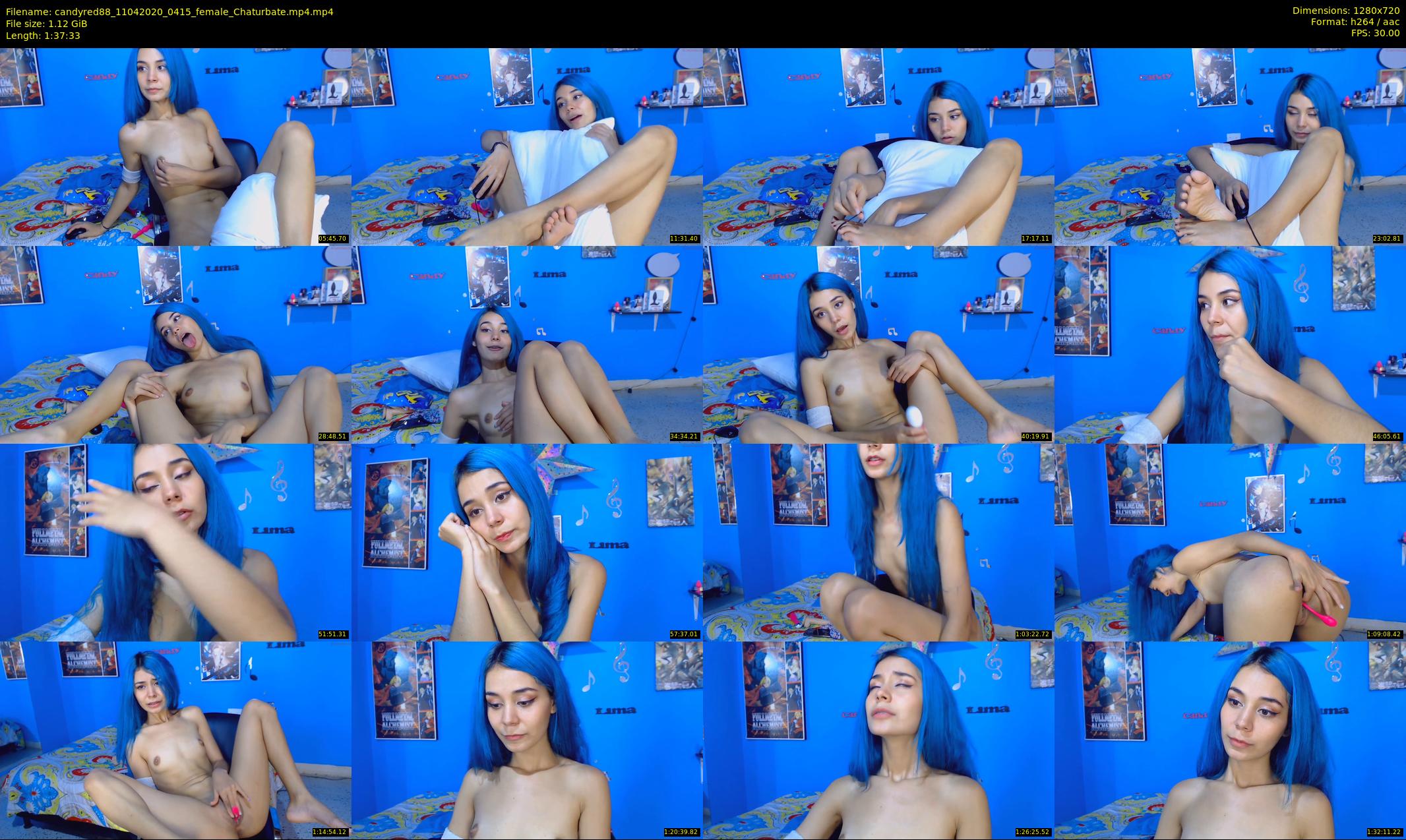candyred88 — 98 minute Chaturbate female cam show recording, 720p, Apr 11, 2020