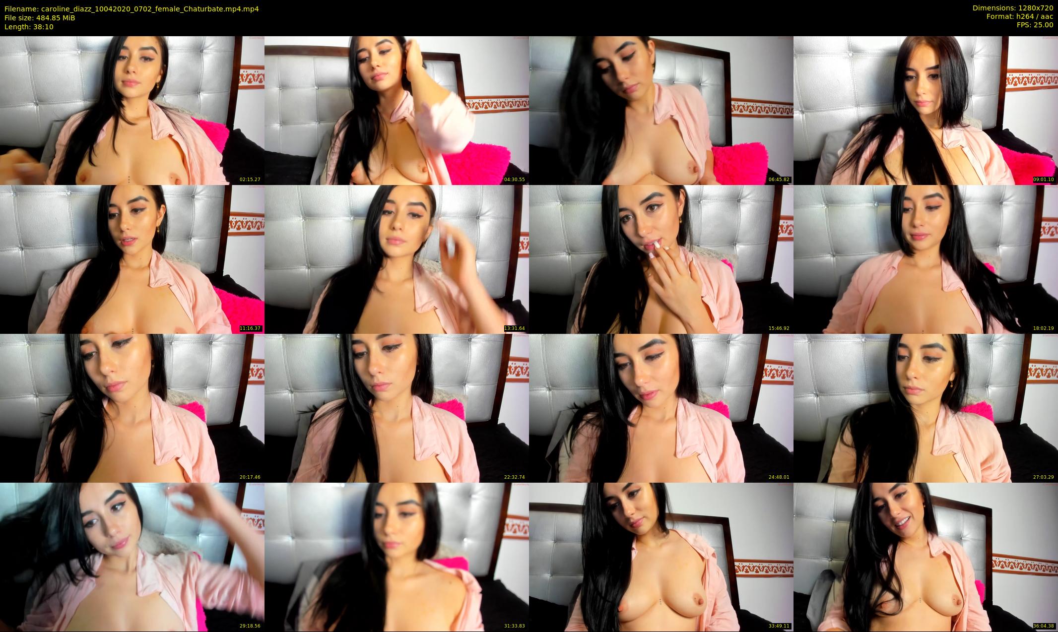 caroline_diazz — 39 minute Chaturbate female cam show recording, 720p, Apr 10, 2020
