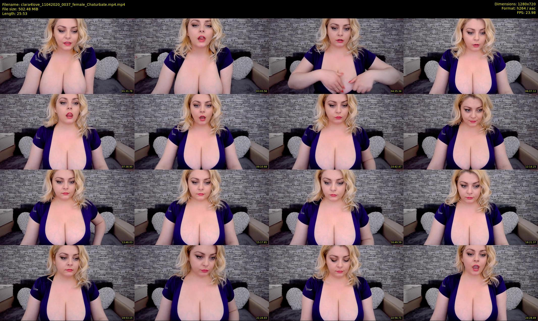 clara4love — 26 minute Chaturbate female cam show recording, 720p, Apr 11, 2020