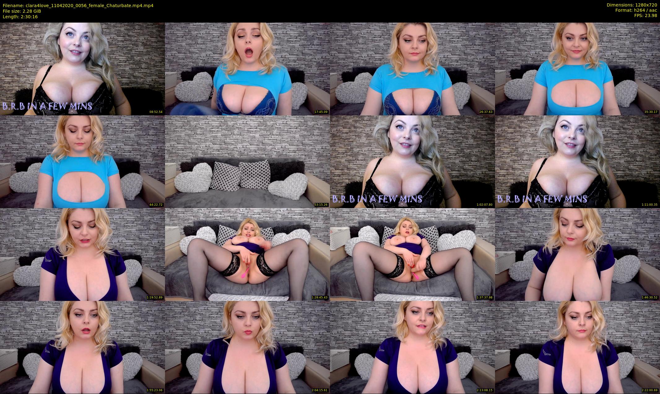 clara4love — 151 minute Chaturbate female cam show recording, 720p, Apr 11, 2020
