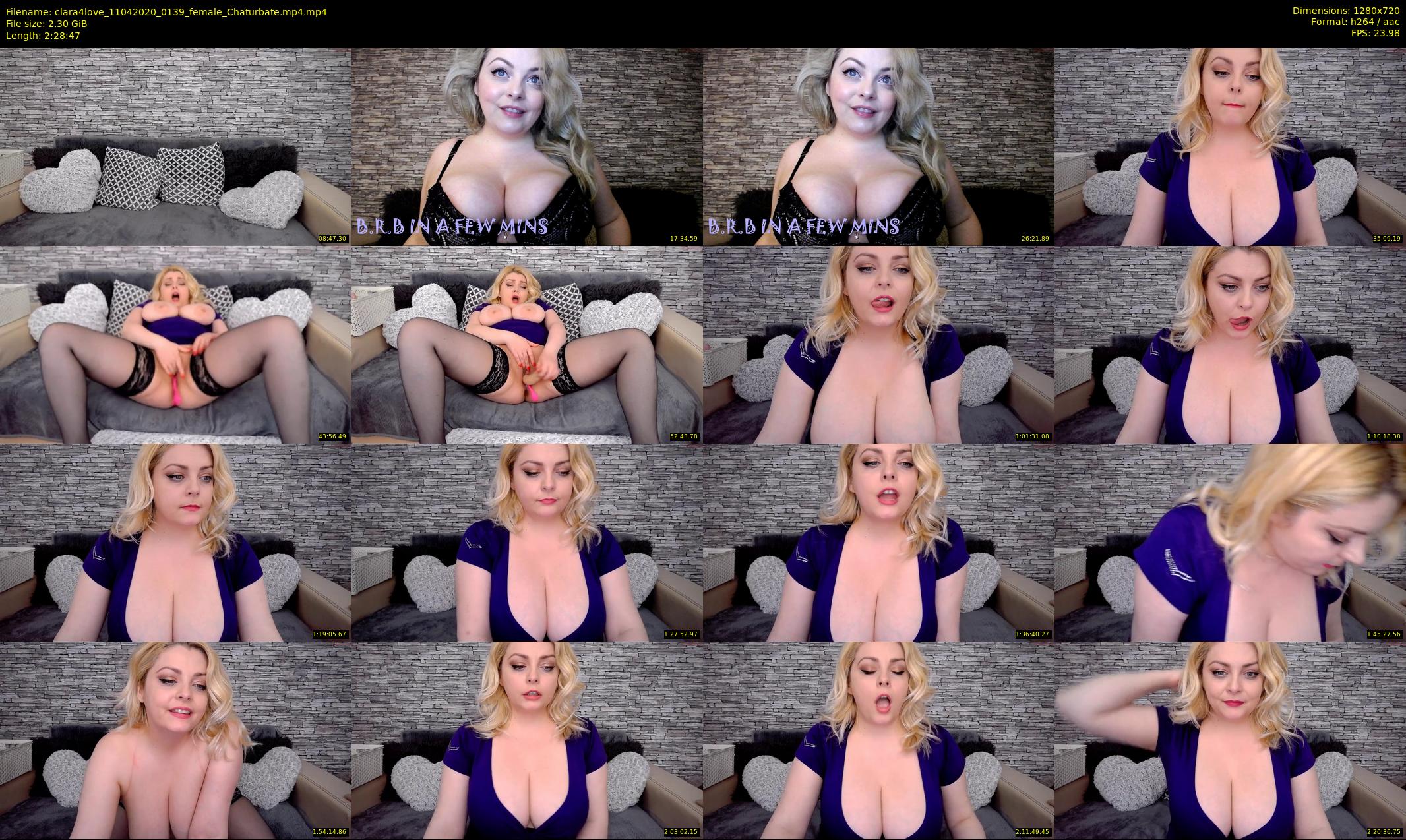 clara4love — 149 minute Chaturbate female cam show recording, 720p, Apr 11, 2020