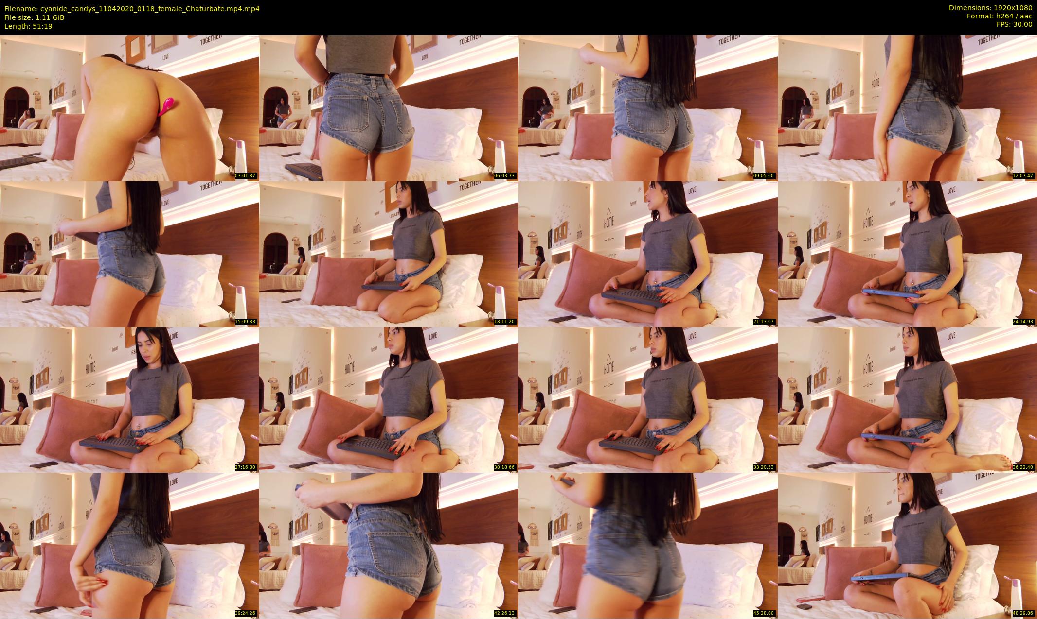 cyanide_candys — 52 minute Chaturbate female cam show recording, 1080p, Apr 11, 2020