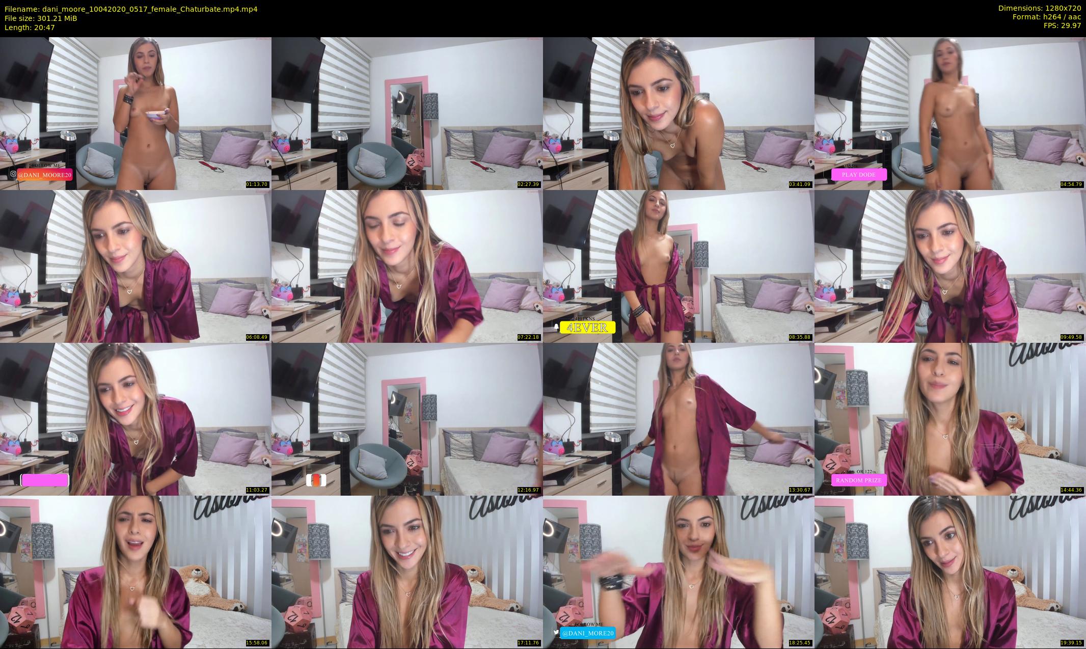 dani_moore — 21 minute Chaturbate female cam show recording, 720p, Apr 10, 2020