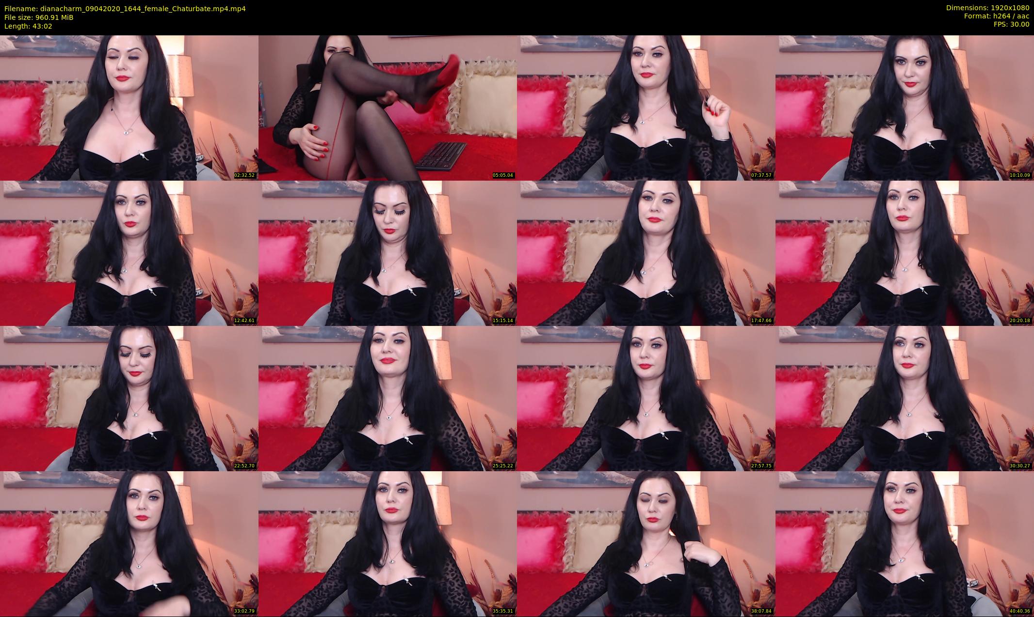 dianacharm — 44 minute Chaturbate female cam show recording, 1080p, Apr 9, 2020