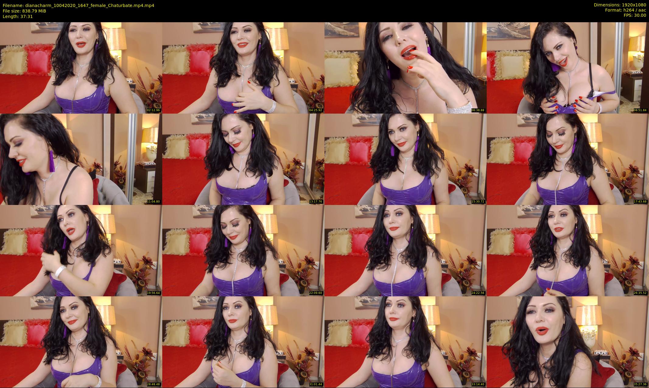 dianacharm — 38 minute Chaturbate female cam show recording, 1080p, Apr 10, 2020
