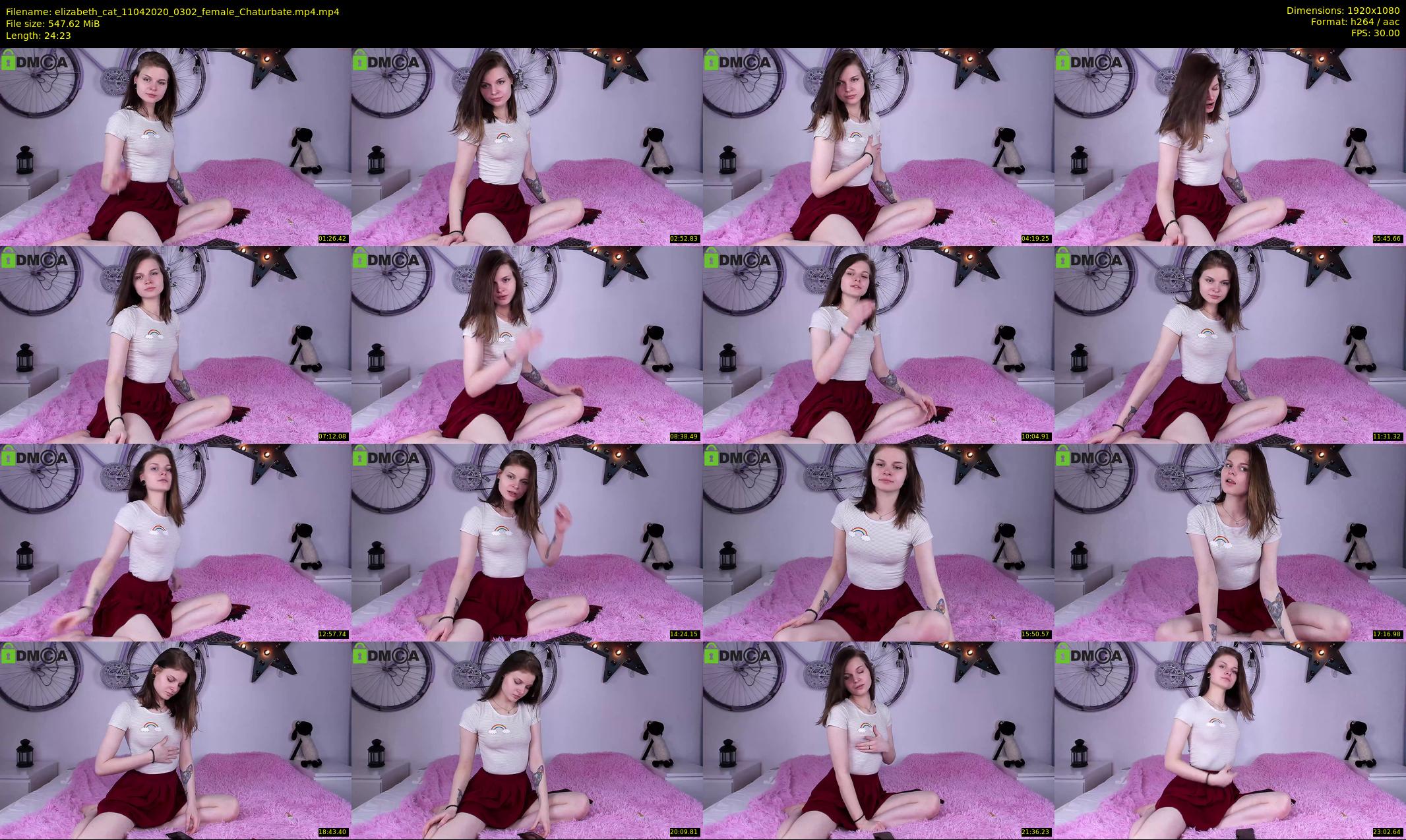 elizabeth_cat — 25 minute Chaturbate female cam show recording, 1080p, Apr 11, 2020