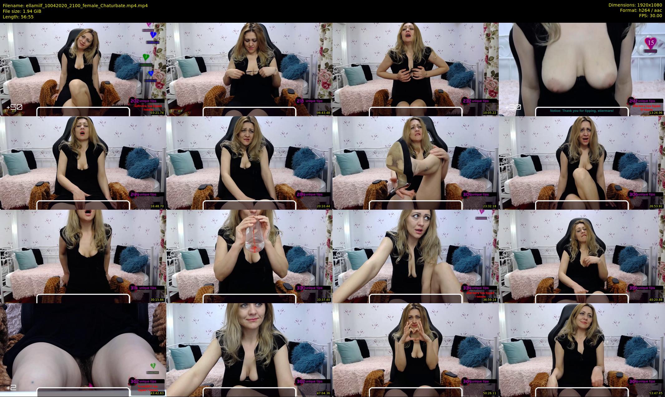 ellamilf — 57 minute Chaturbate female cam show recording, 1080p, Apr 10, 2020