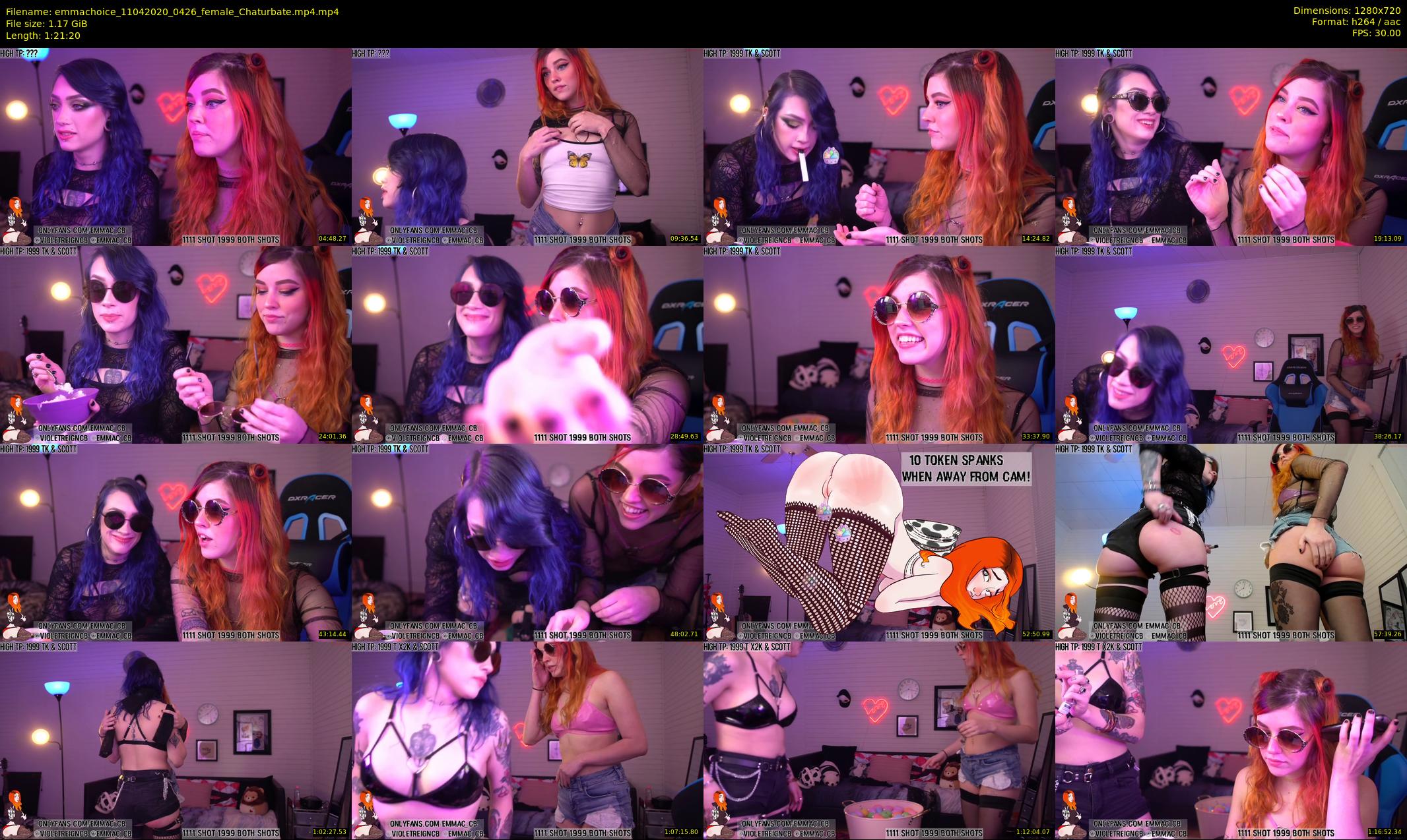 emmachoice — 82 minute Chaturbate female cam show recording, 720p, Apr 11, 2020