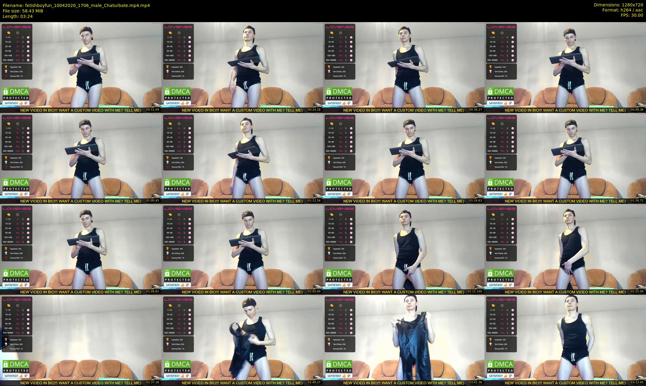fetishboyfun — 4 minute Chaturbate male cam show recording, 720p, Apr 10, 2020