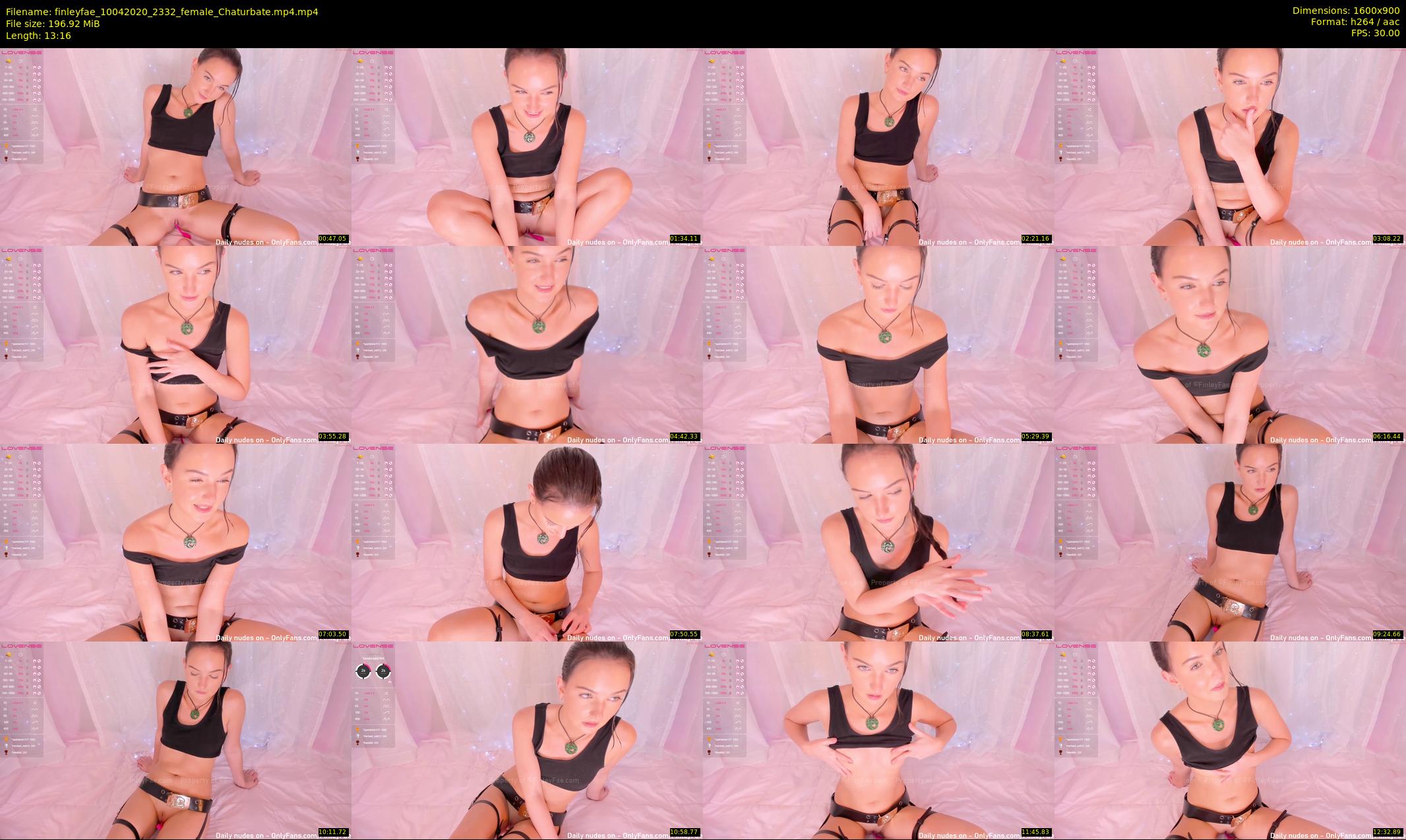 finleyfae — 14 minute Chaturbate female cam show recording, 720p, Apr 10, 2020