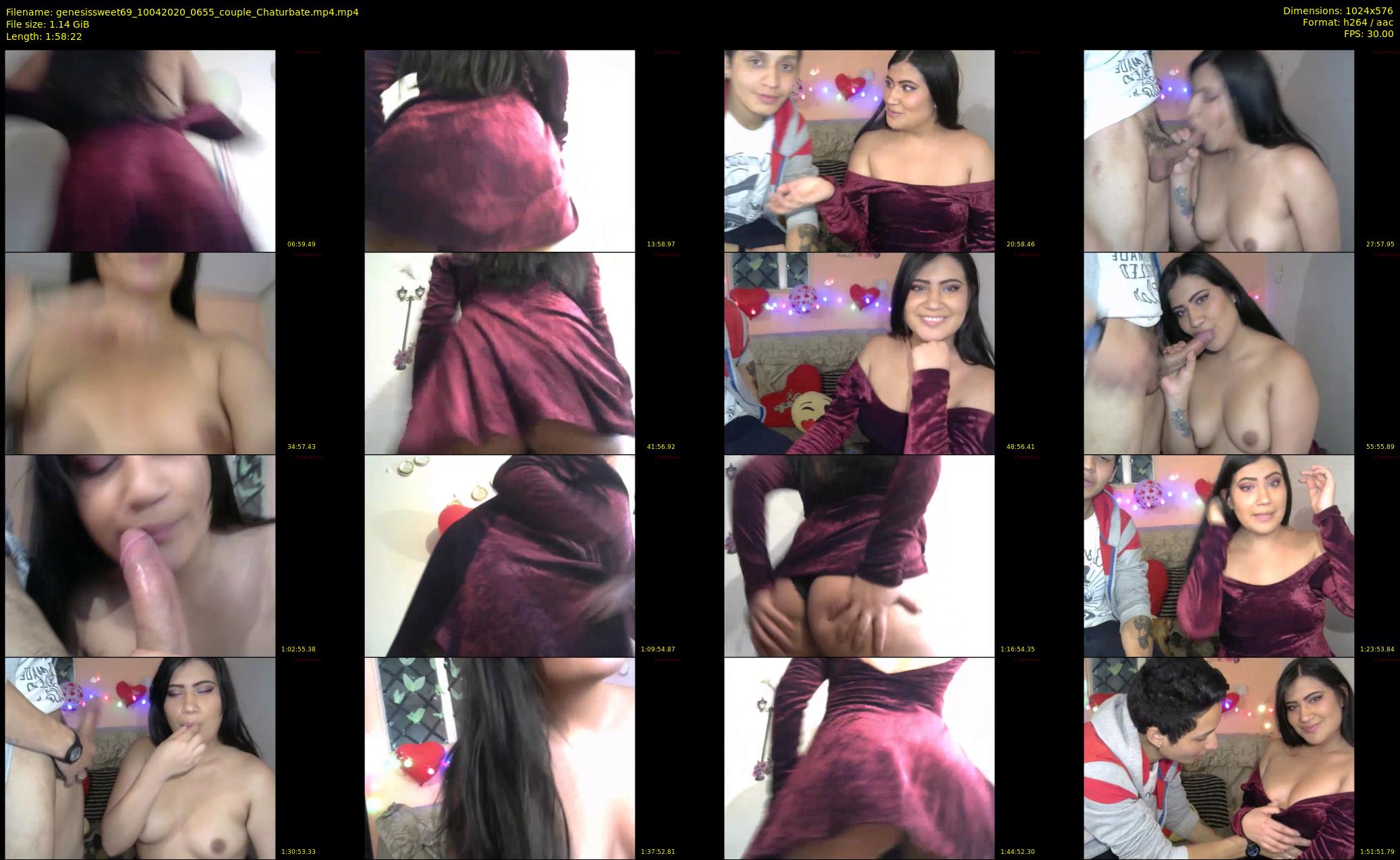 genesissweet69 — 119 minute Chaturbate couple cam show recording, 480p, Apr 10, 2020